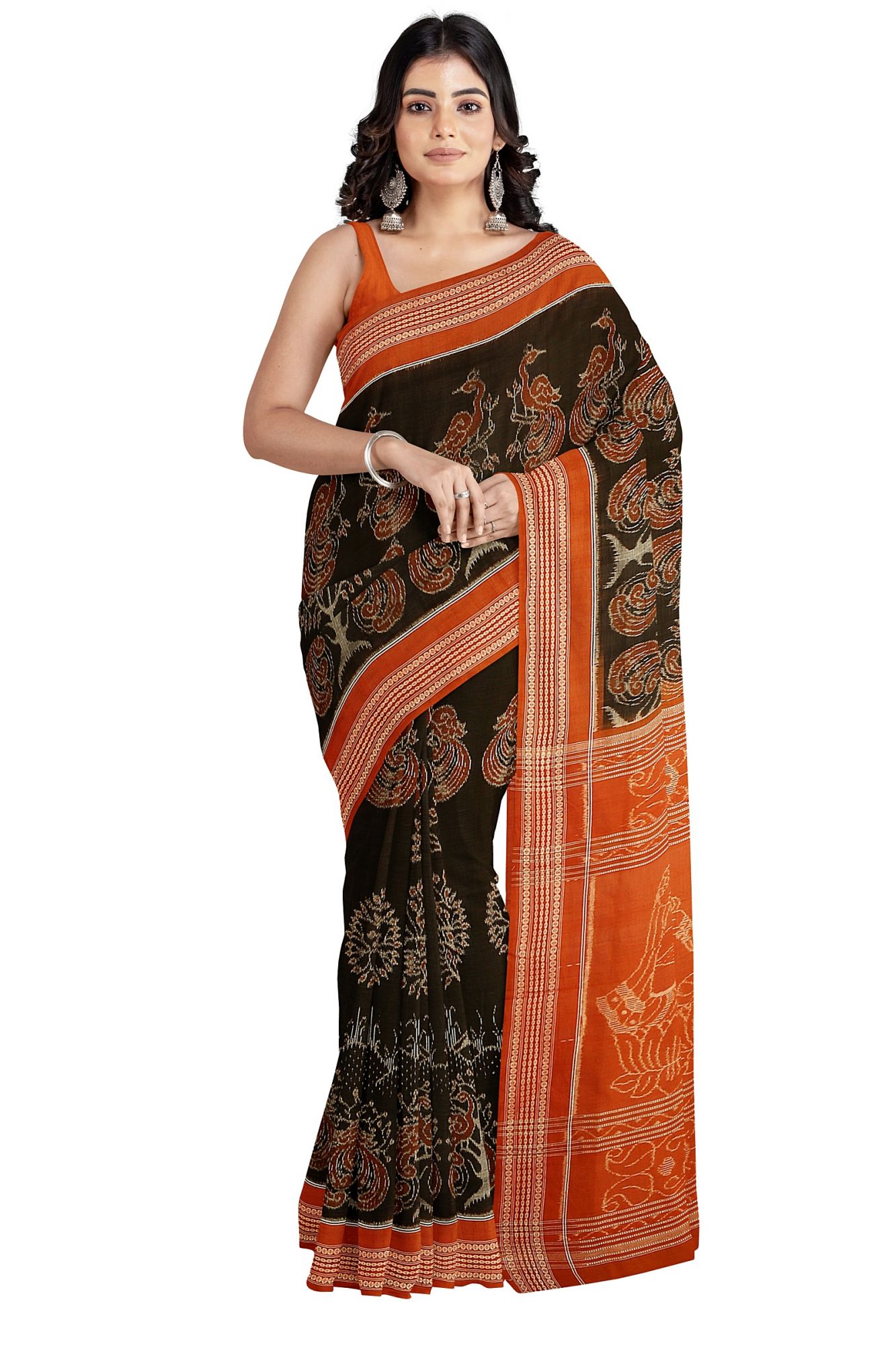 Sambalpuri Handloom Ikat Cotton Saree