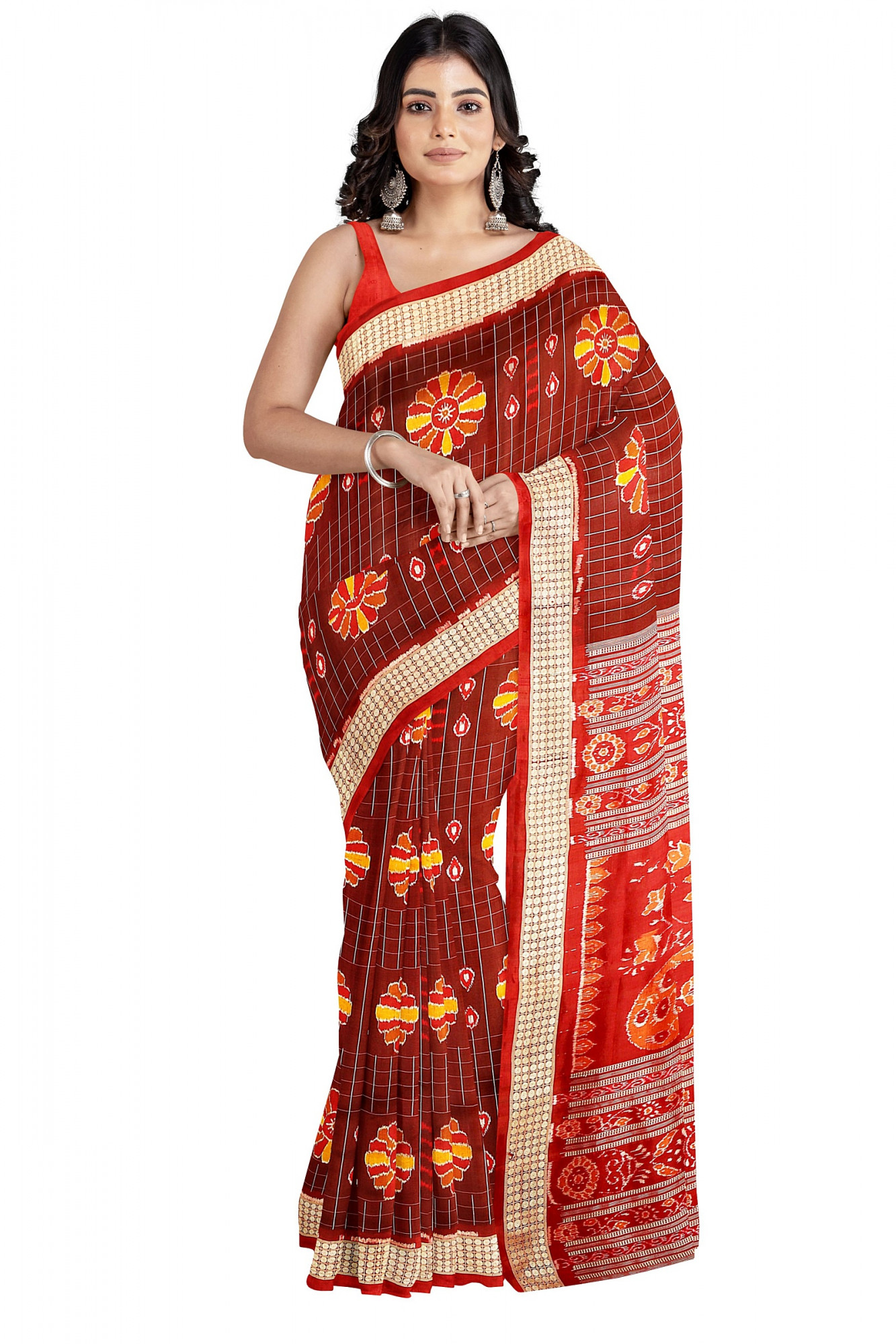 Sambalpuri Bandha Silk Saree