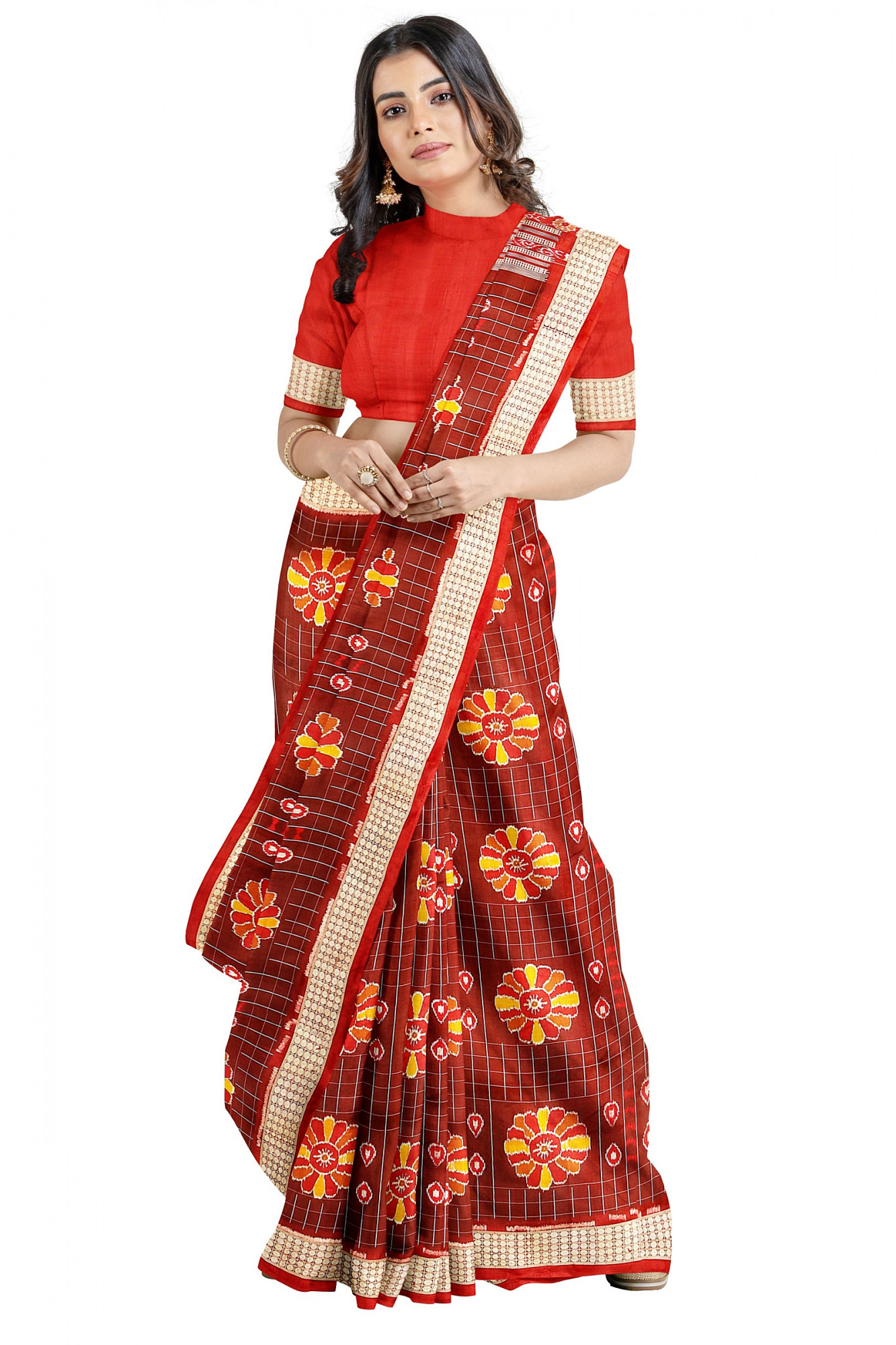 Sambalpuri Bandha Silk Saree