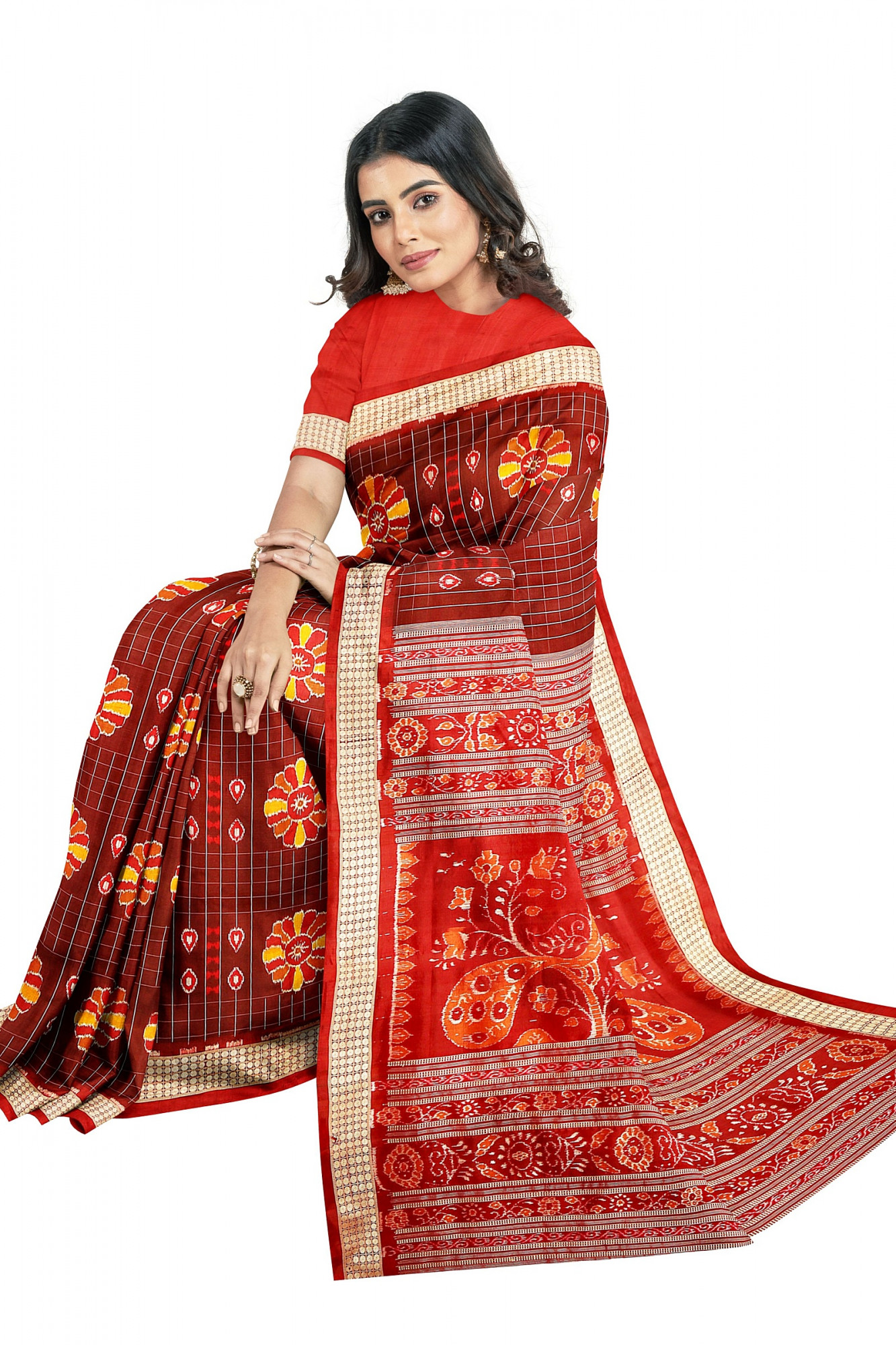 Sambalpuri Bandha Silk Saree