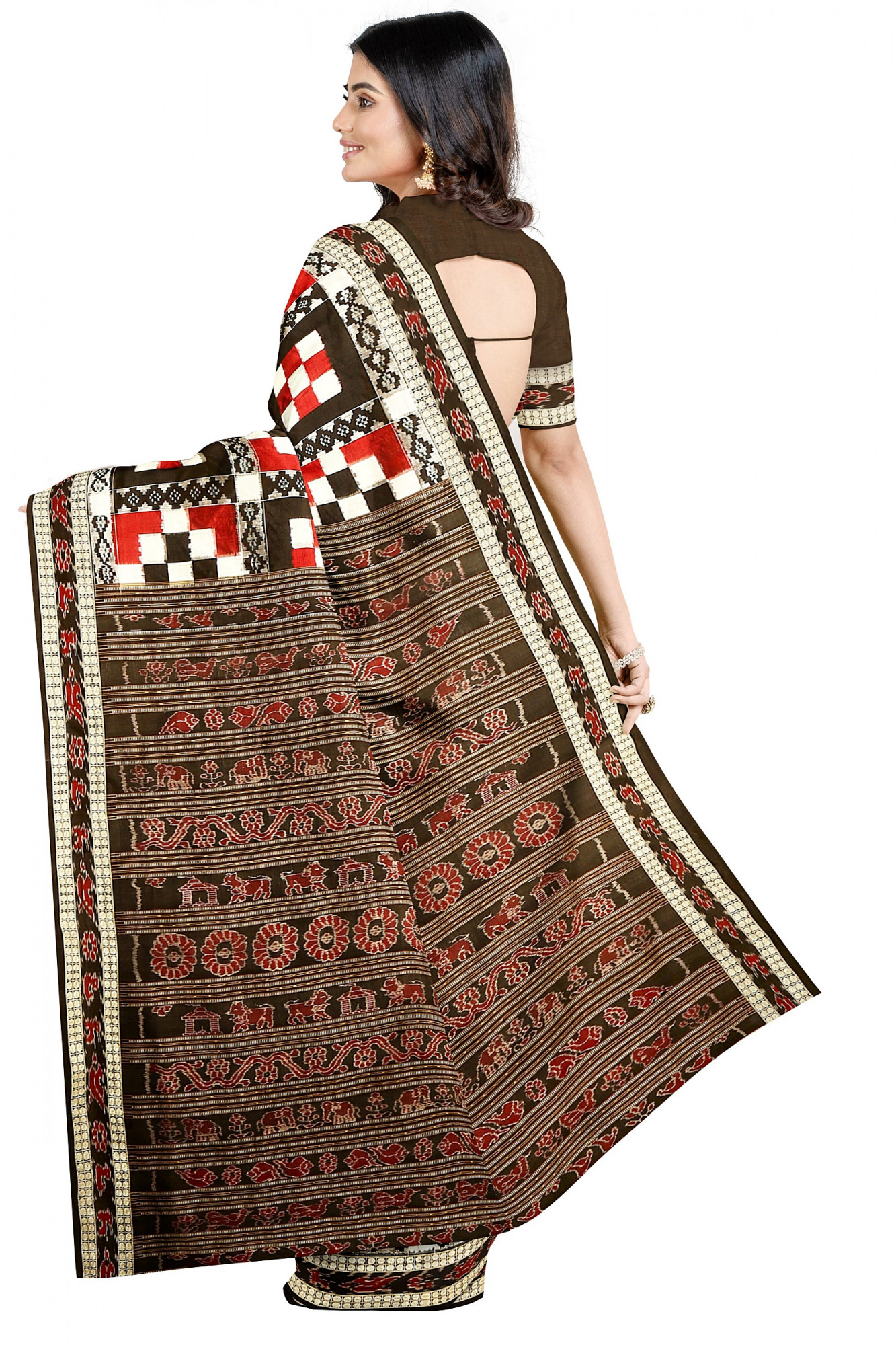 Exclusive Sambalpuri Double Ikat Silk Saree