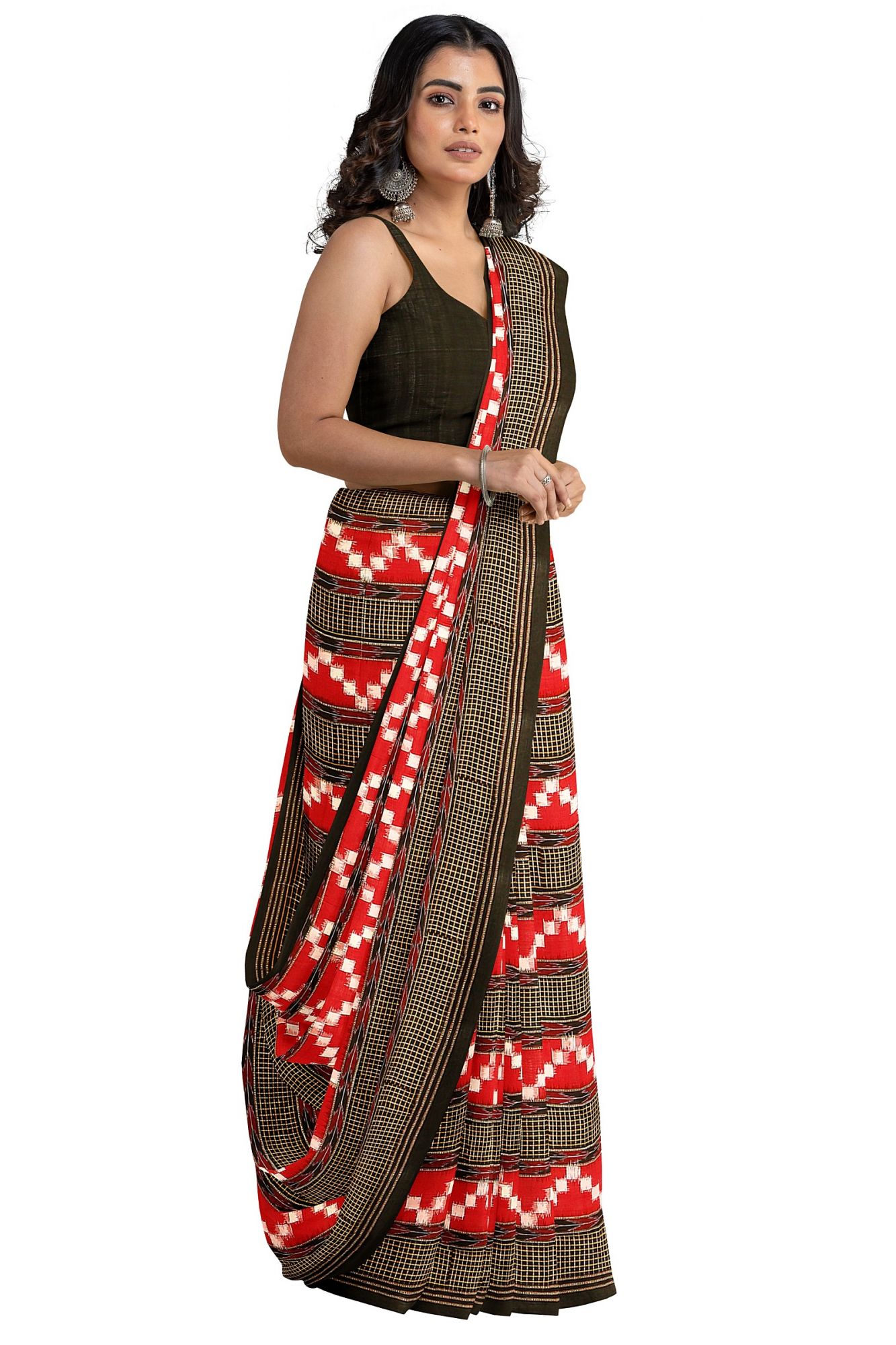 Sambalpuri Handloom Ikat Cotton Saree