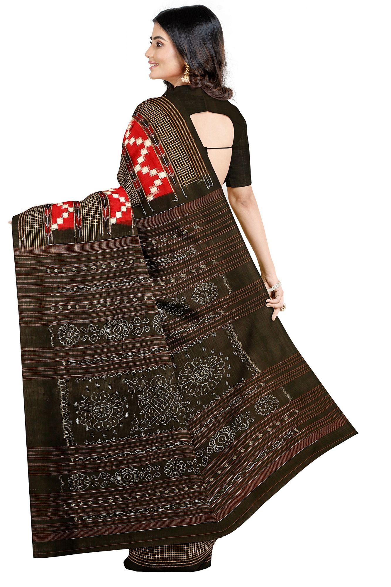 Sambalpuri Handloom Ikat Cotton Saree
