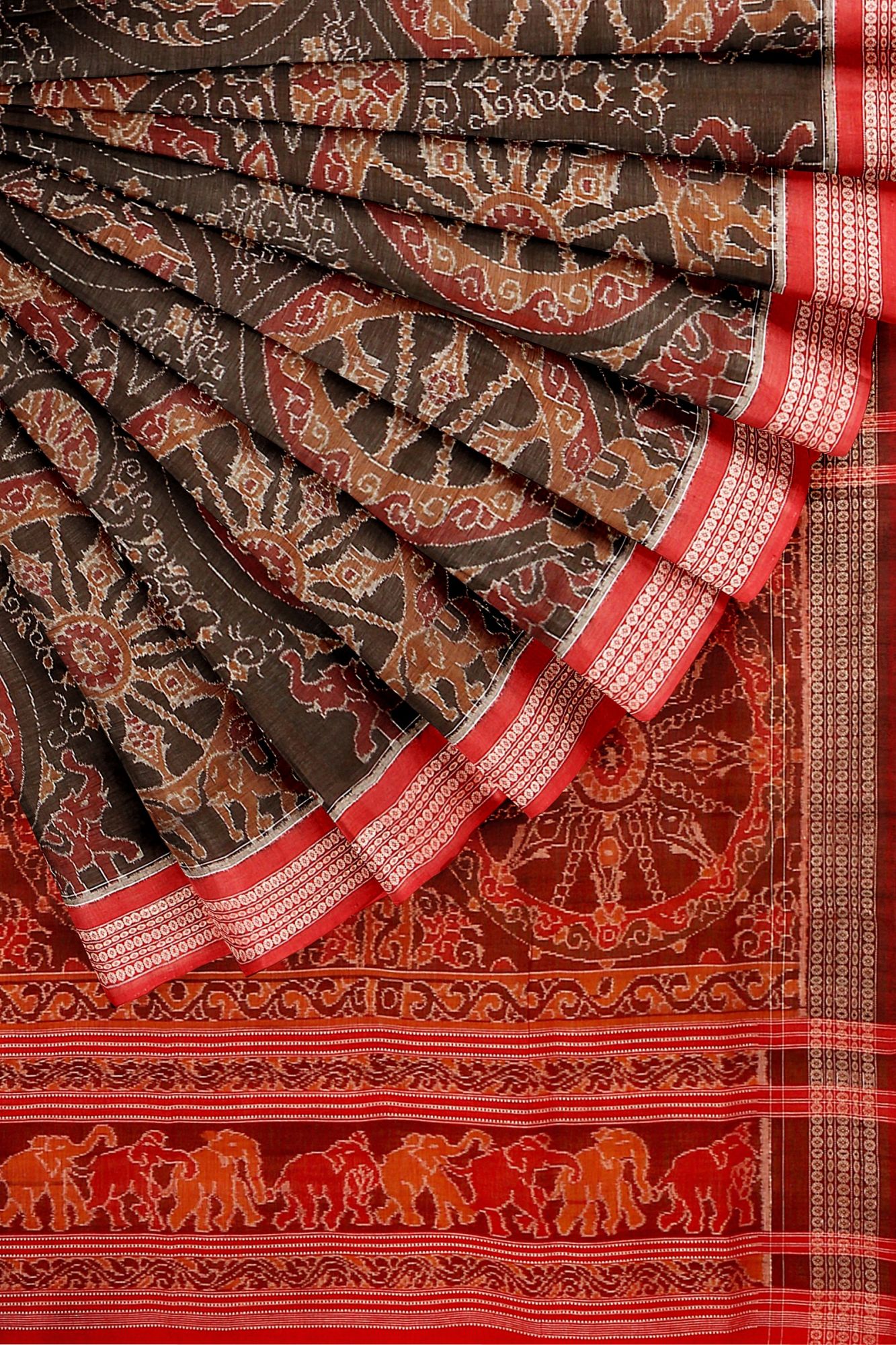 Sambalpuri Handloom Ikat Cotton Saree