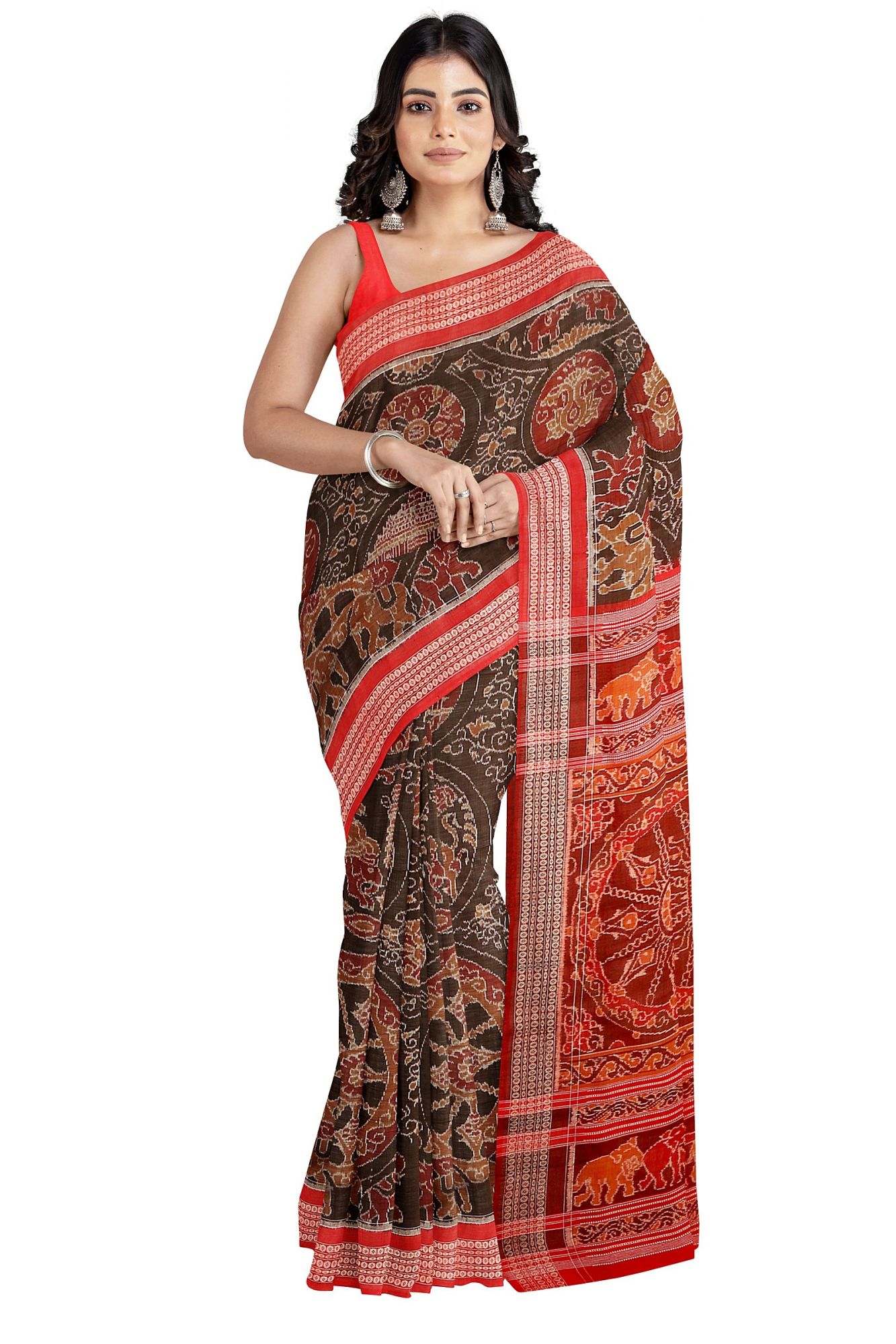 Sambalpuri Handloom Ikat Cotton Saree
