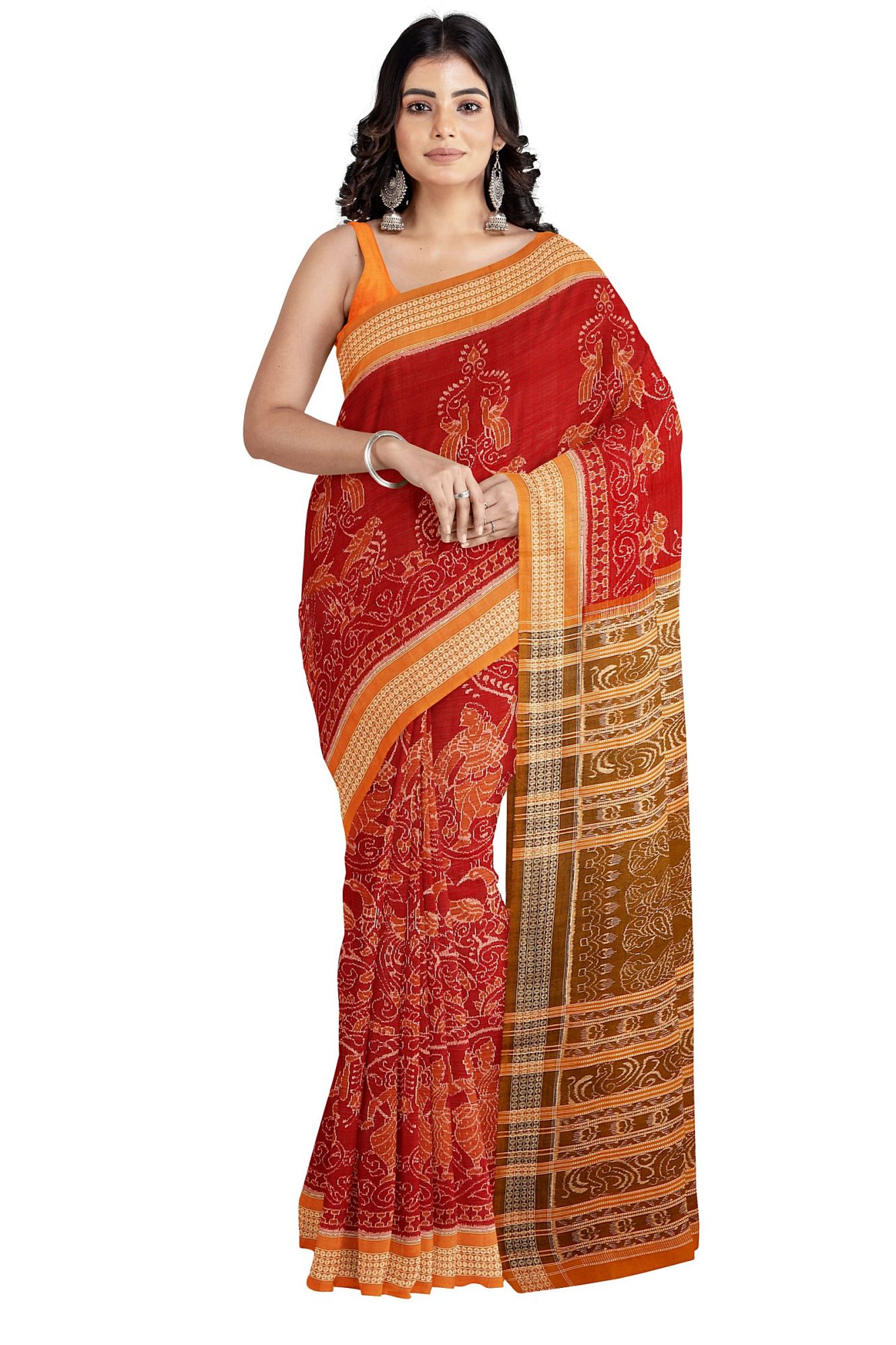 Sambalpuri Handloom Ikat Cotton Saree