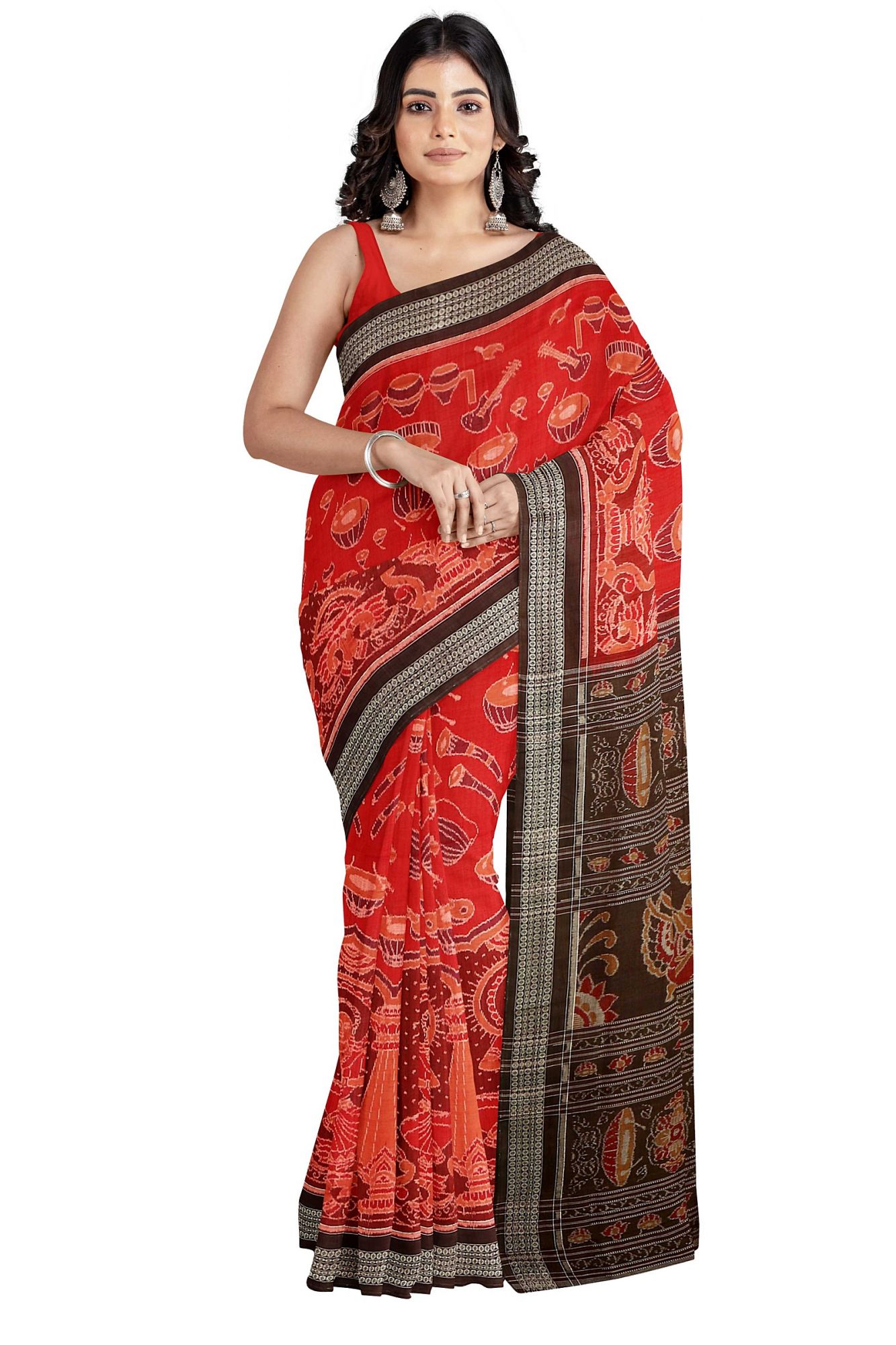 Sambalpuri Handloom Ikat Cotton Saree
