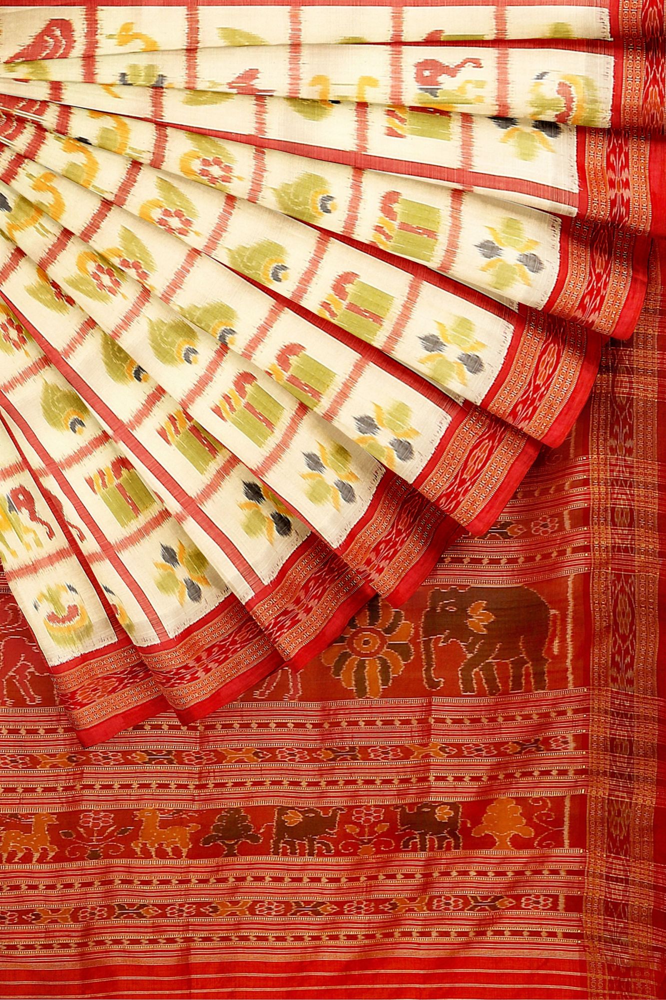 Odisha Handloom Khandua Silk Saree