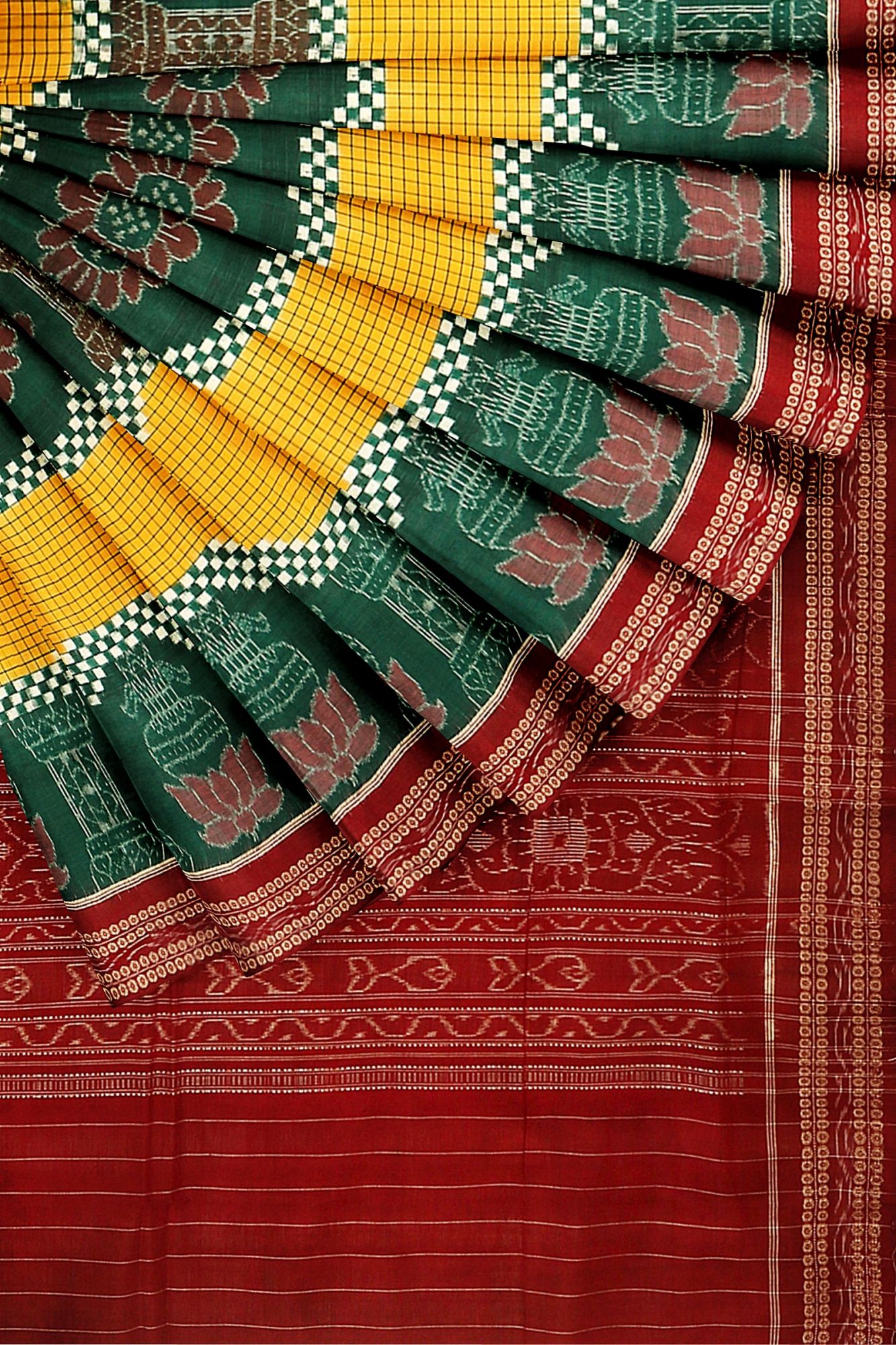 Sambalpuri Handloom Ikat Cotton Saree