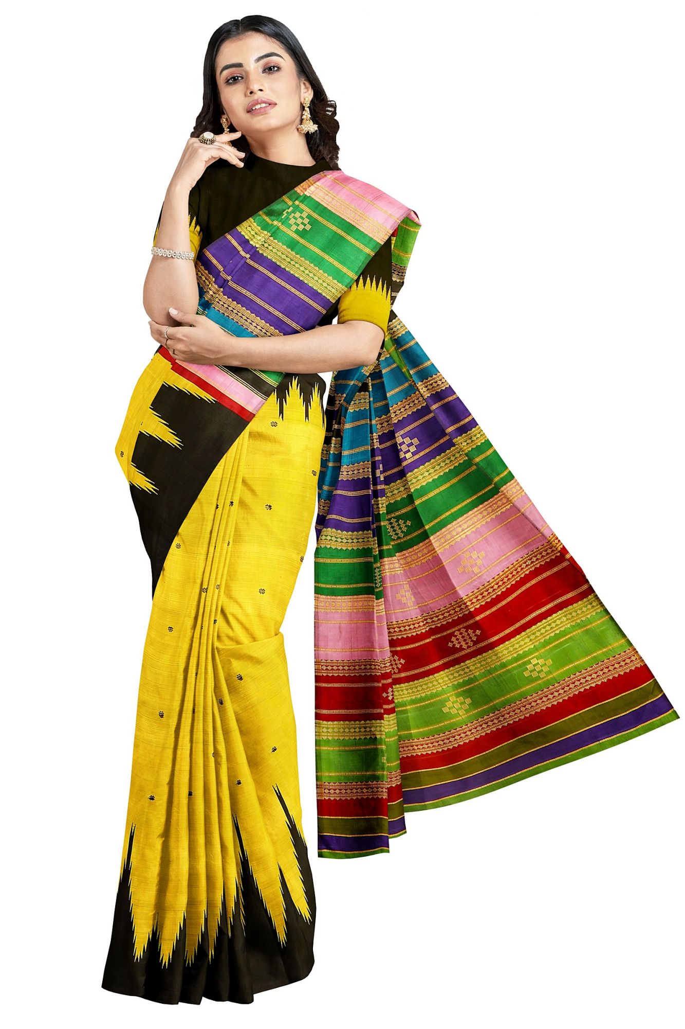 Odisha Handloom Berhampuri Silk Saree