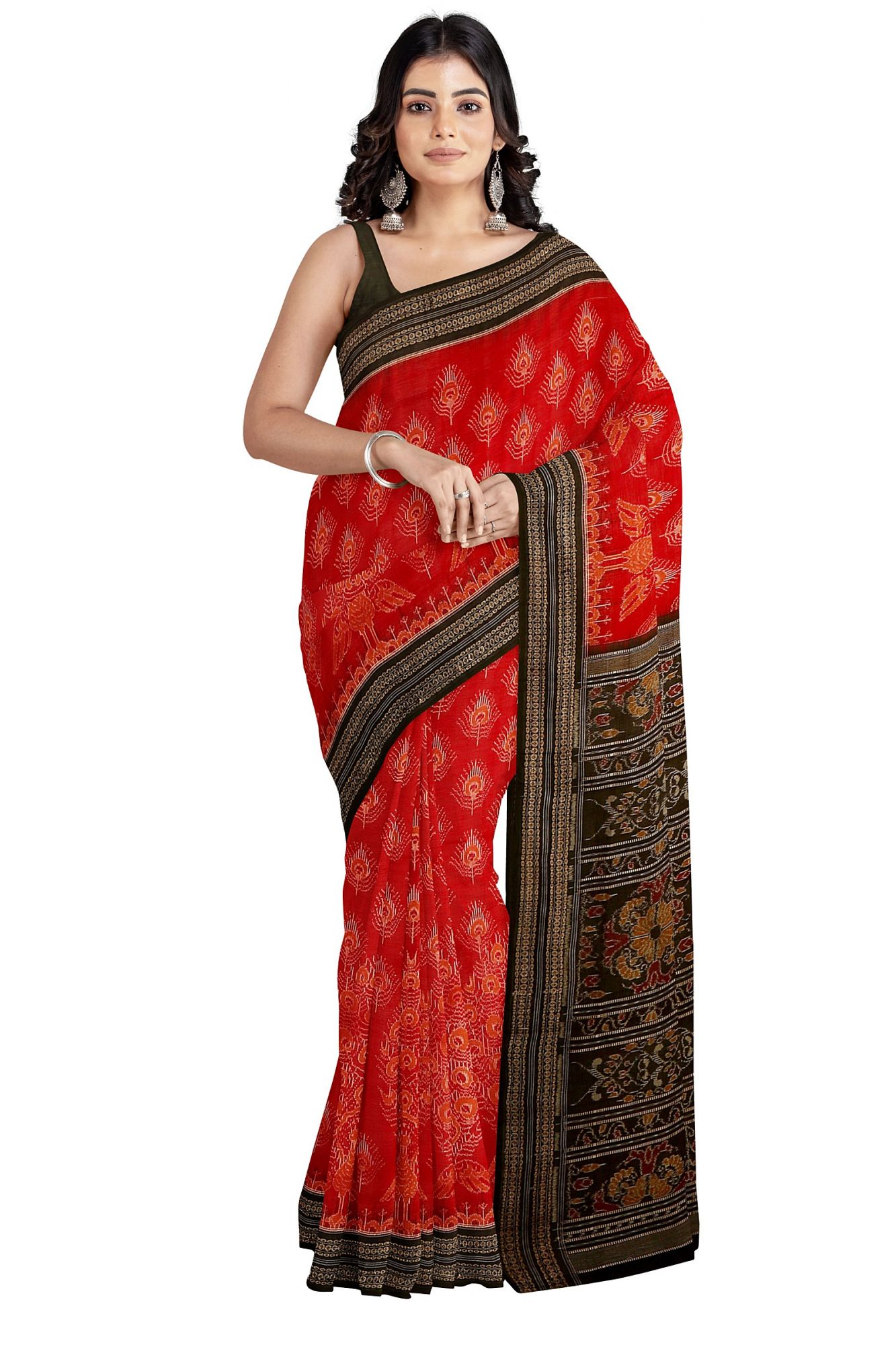 Sambalpuri Handloom Ikat Cotton Saree