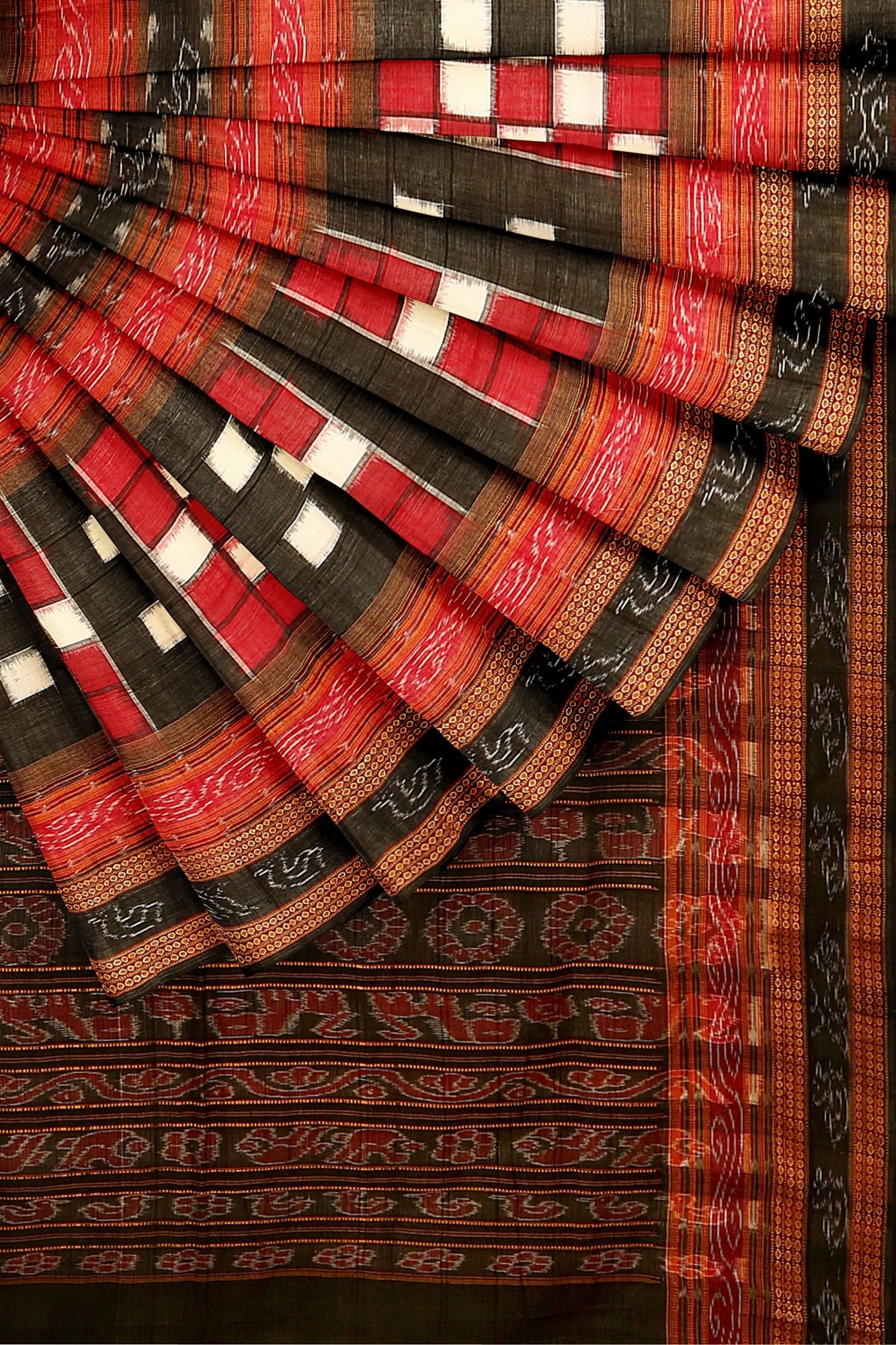 Sambalpuri Handloom Ikat Cotton Saree
