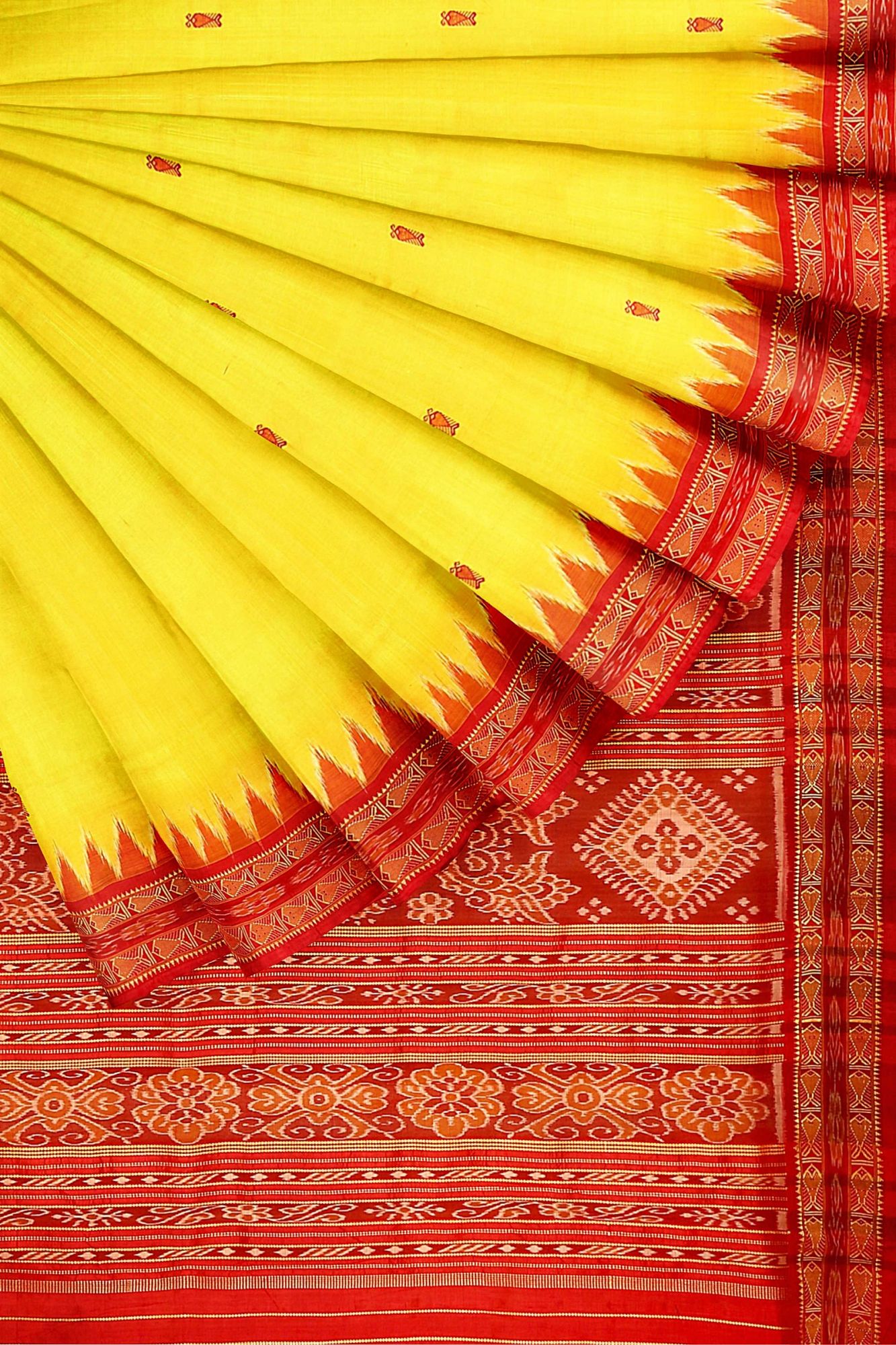 Odisha Handloom Khandua Silk Saree