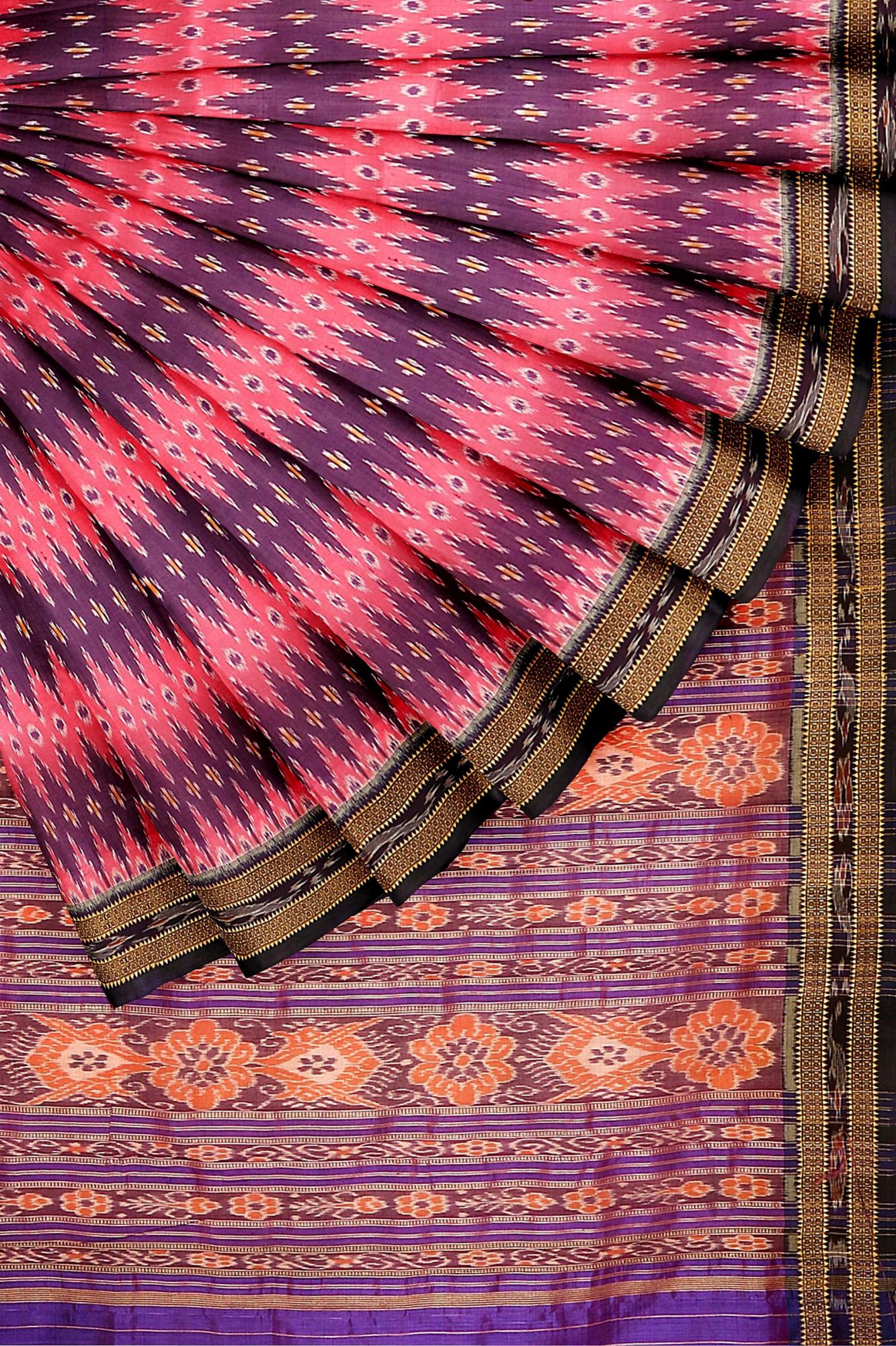 Odisha Handloom Khandua Silk Saree