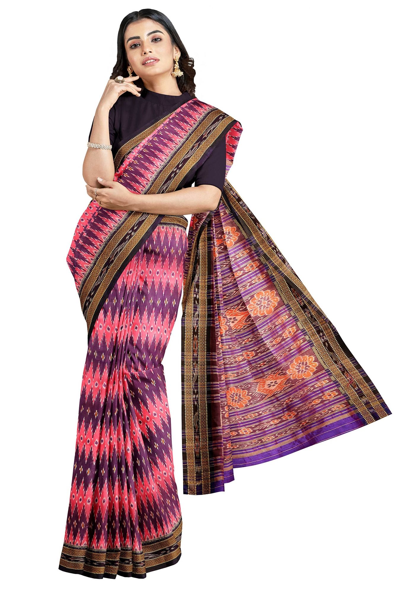 Odisha Handloom Khandua Silk Saree