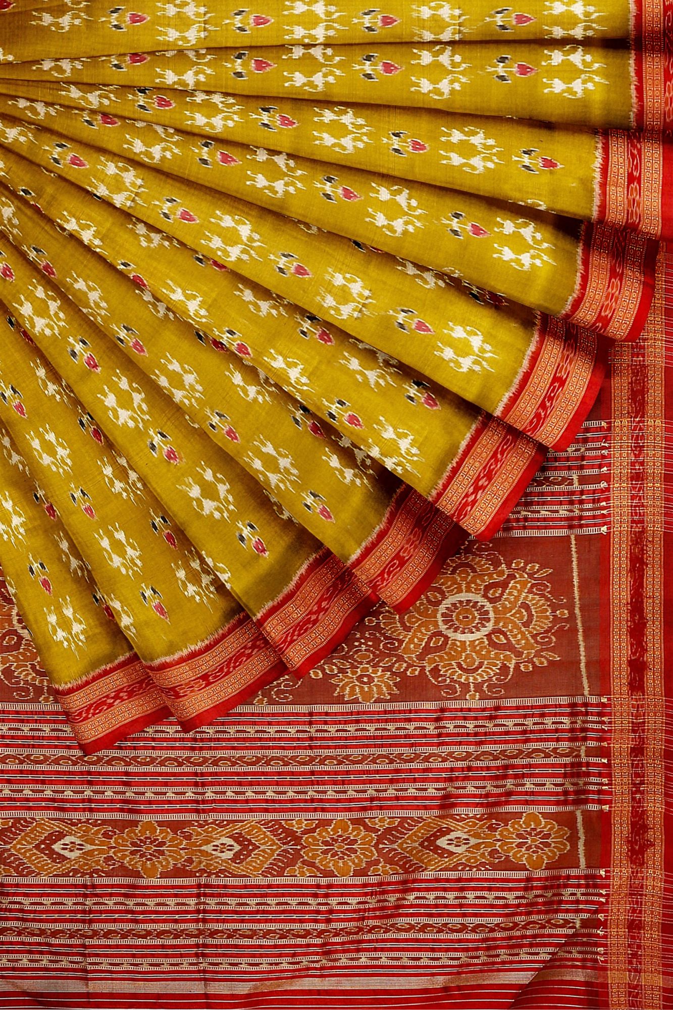 Odisha Handloom Khandua Silk Saree