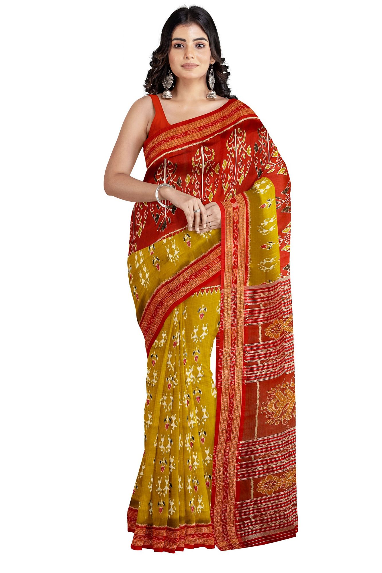 Odisha Handloom Khandua Silk Saree