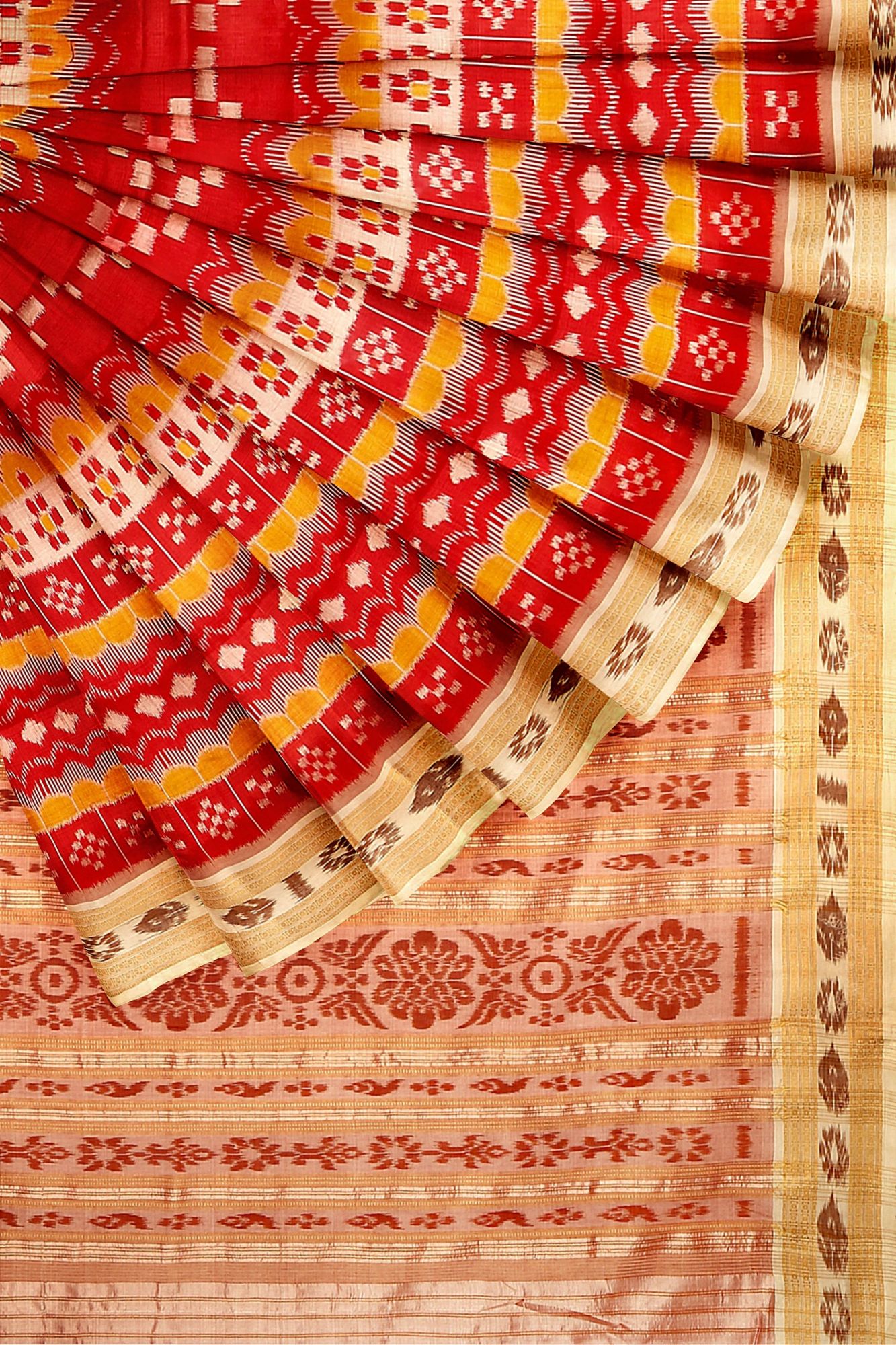 Odisha Handloom Khandua Silk Saree