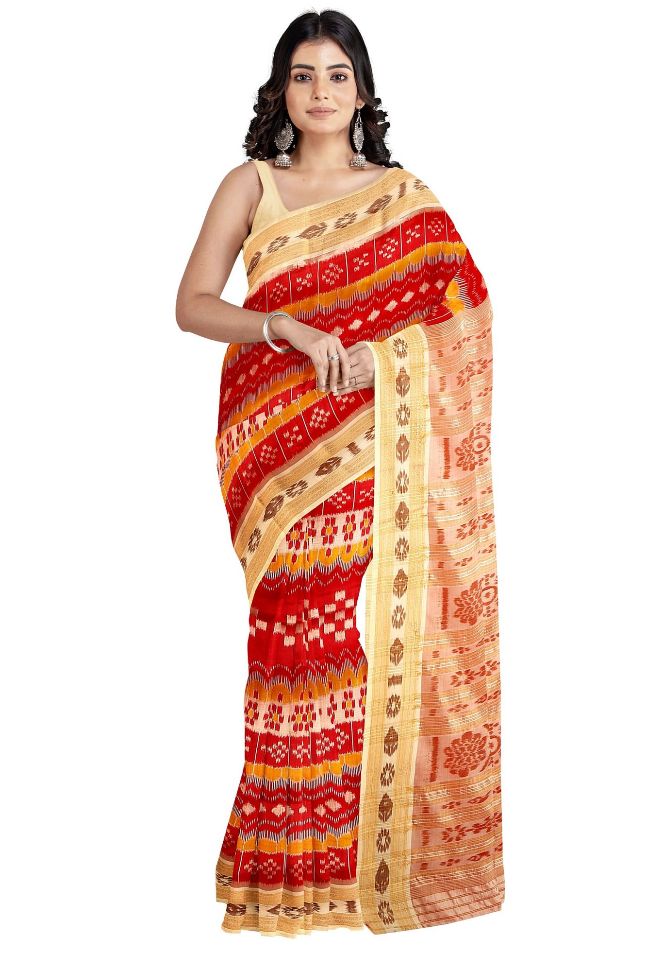 Odisha Handloom Khandua Silk Saree