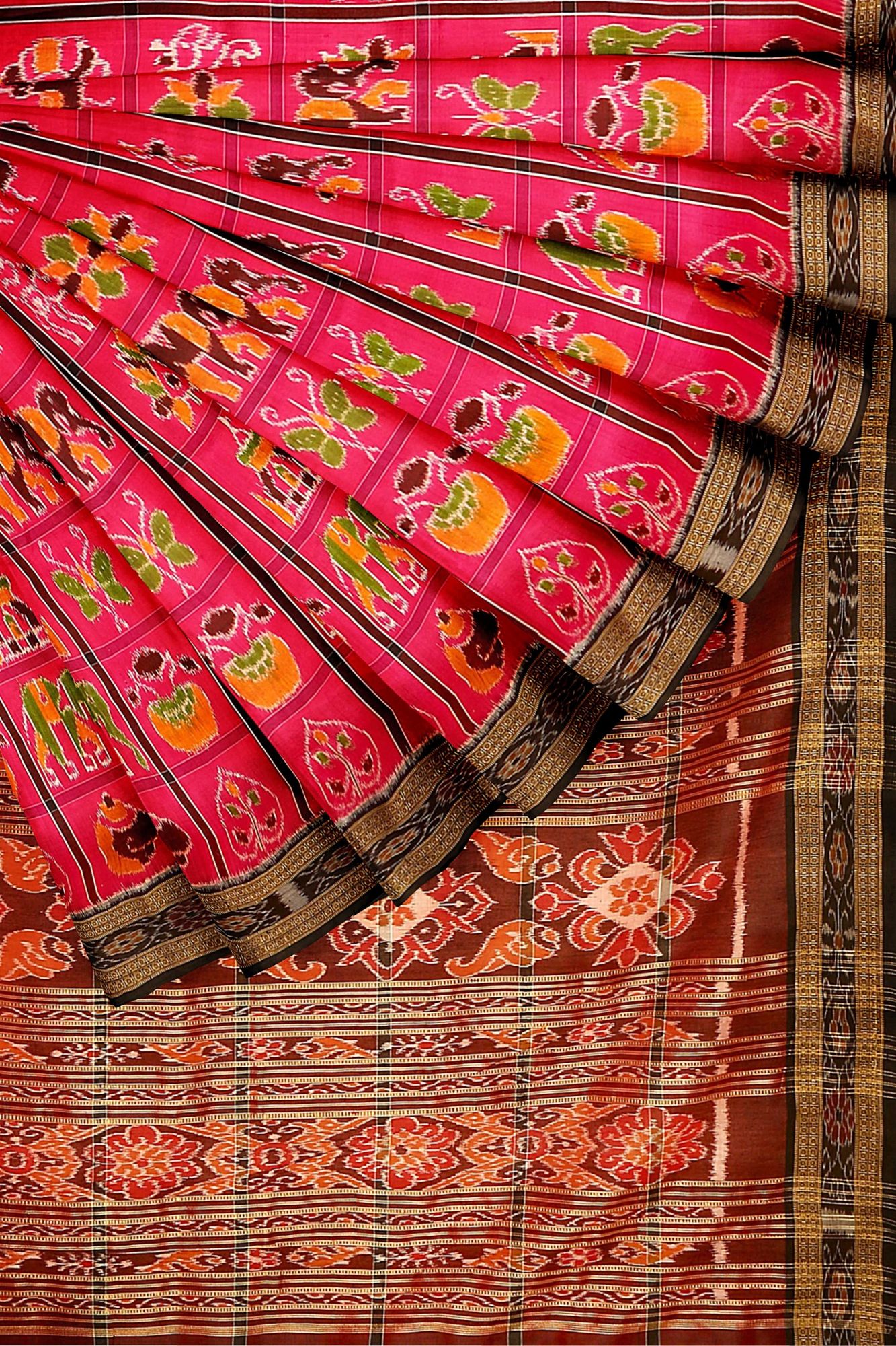 Odisha Handloom Khandua Silk Saree
