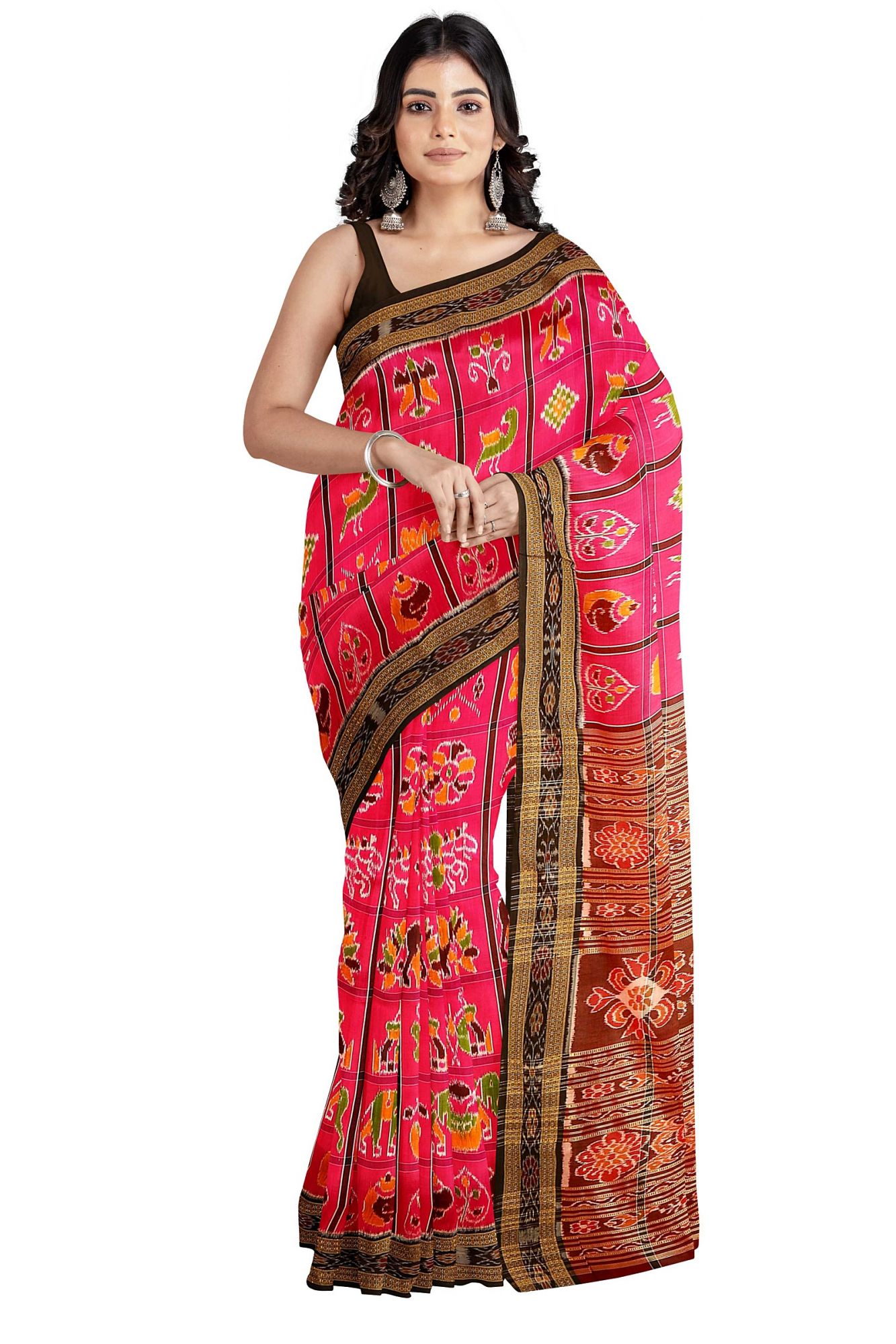 Odisha Handloom Khandua Silk Saree