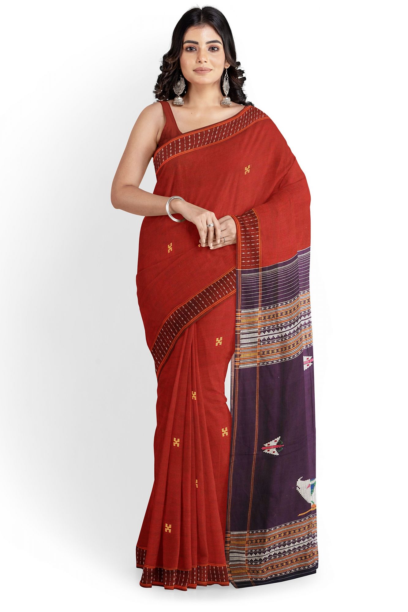 Dhalapathara Handloom Cotton Saree
