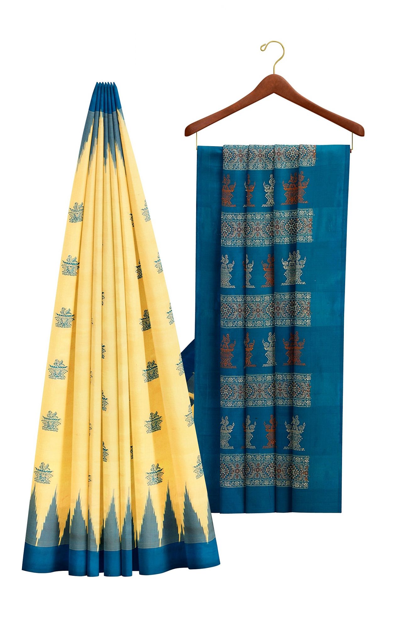 Sonepuri Bomkai Handloom Silk Saree