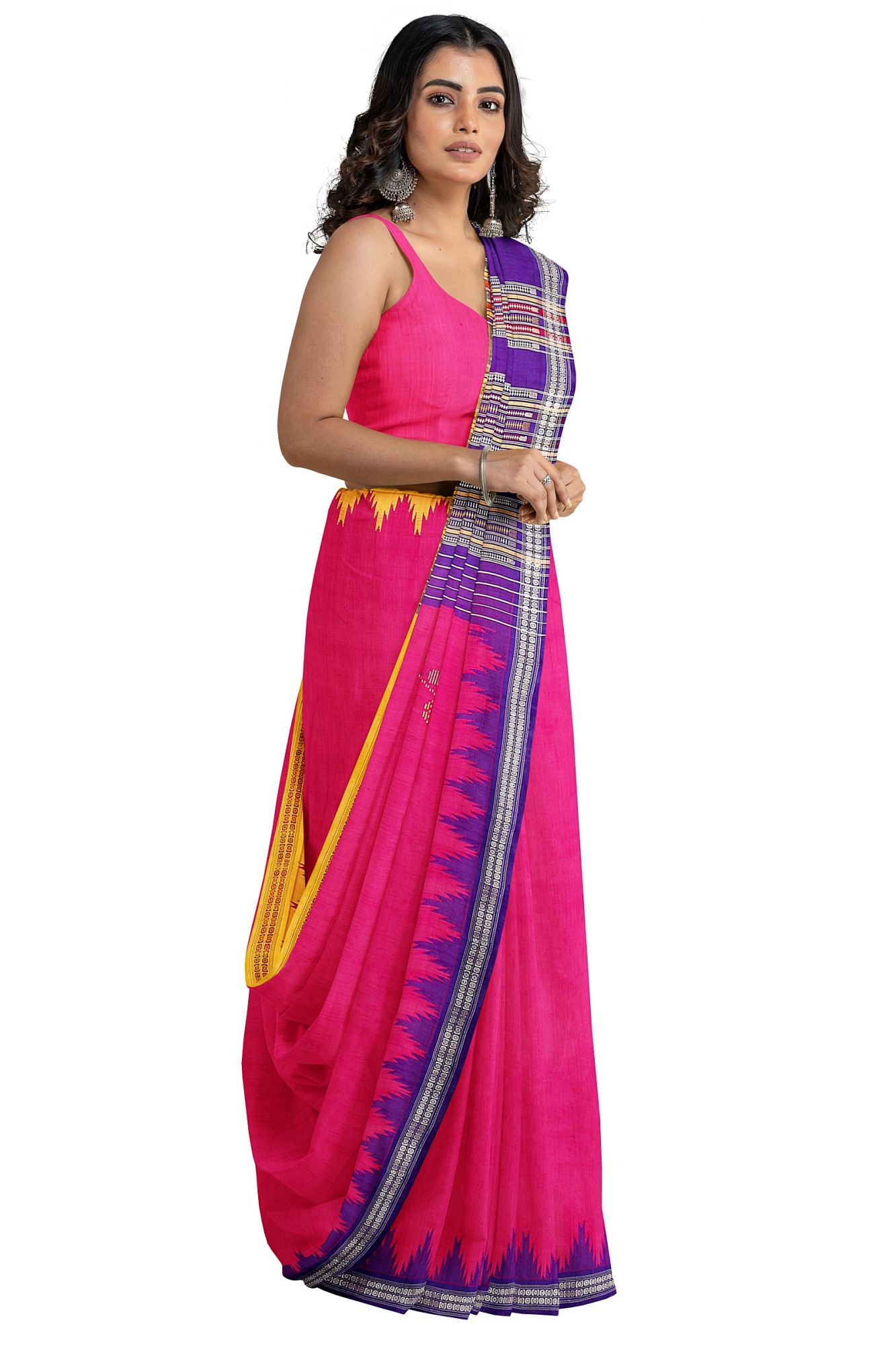 Berhampuri Ganjam Double Pallu Silk Saree