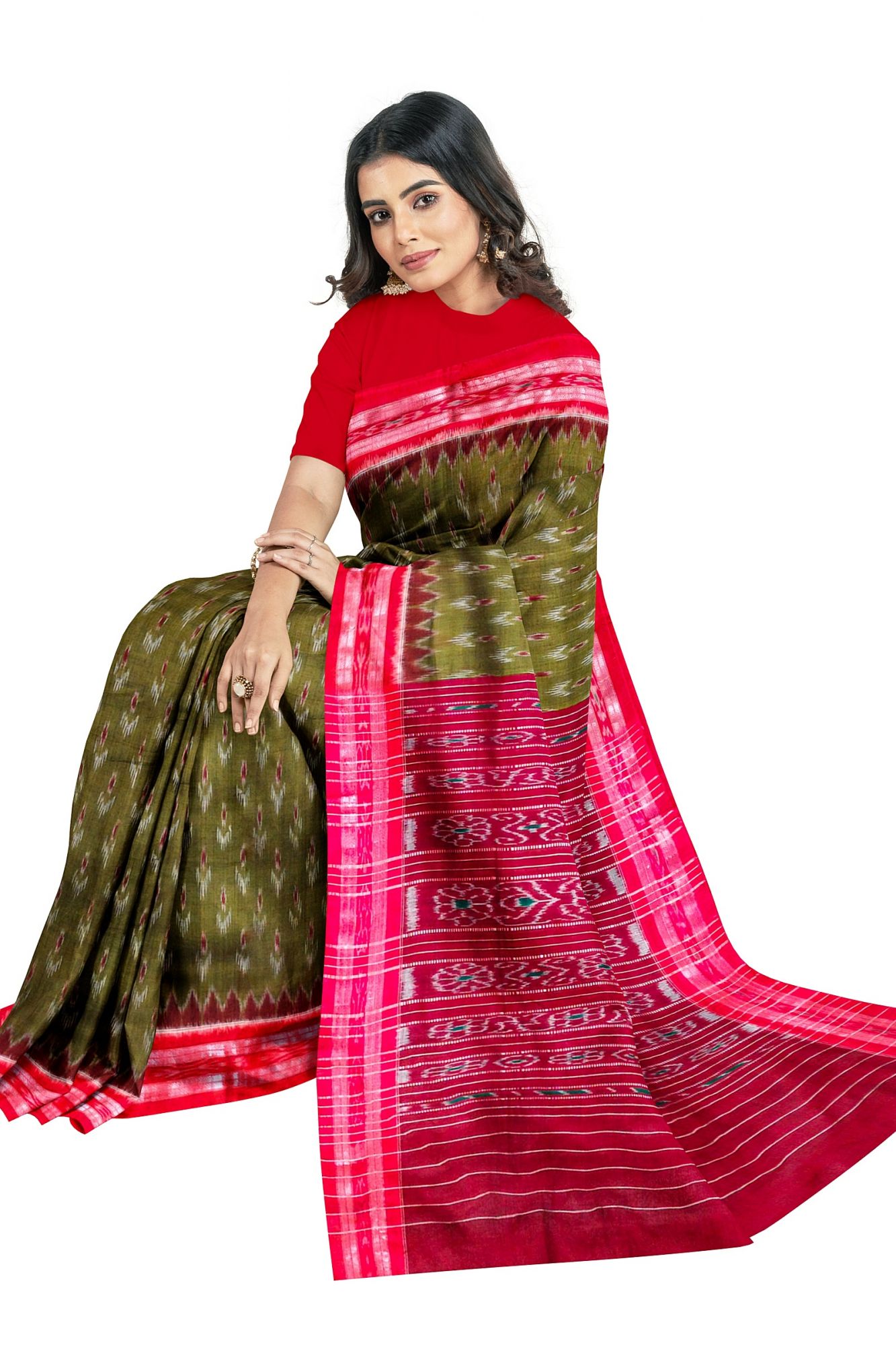 Odisha Handloom Maniabandha Cotton Saree