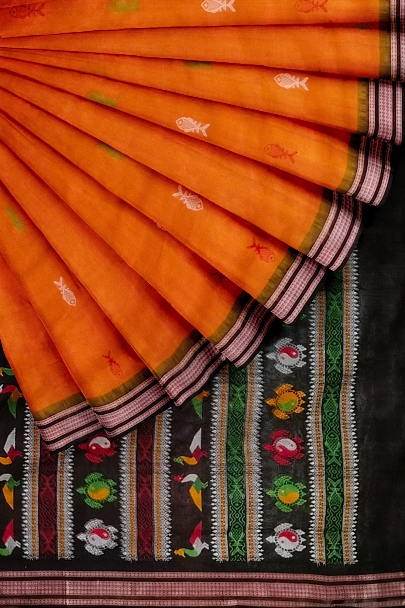 Bomkai Cotton Saree