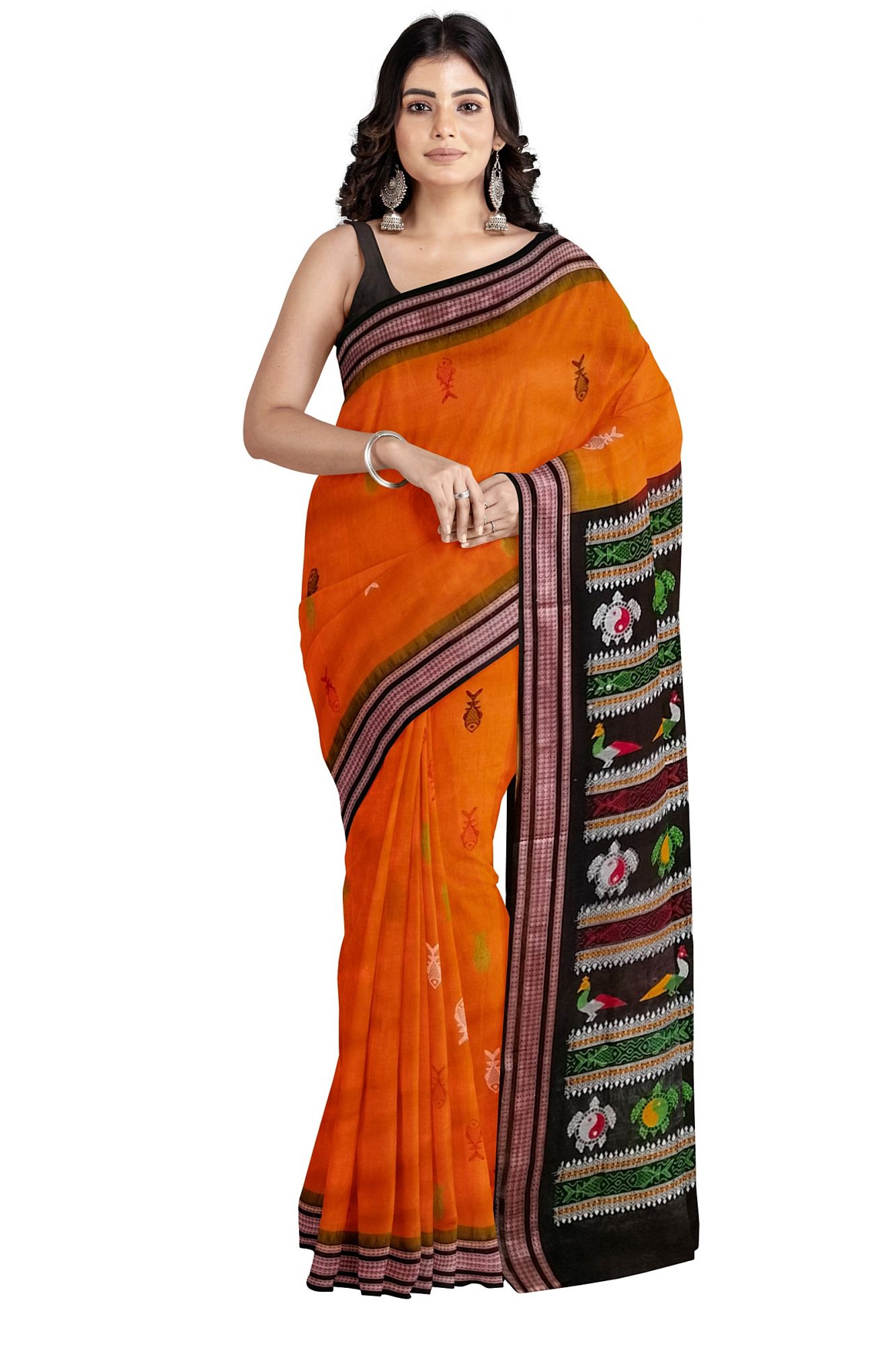 Bomkai Cotton Saree