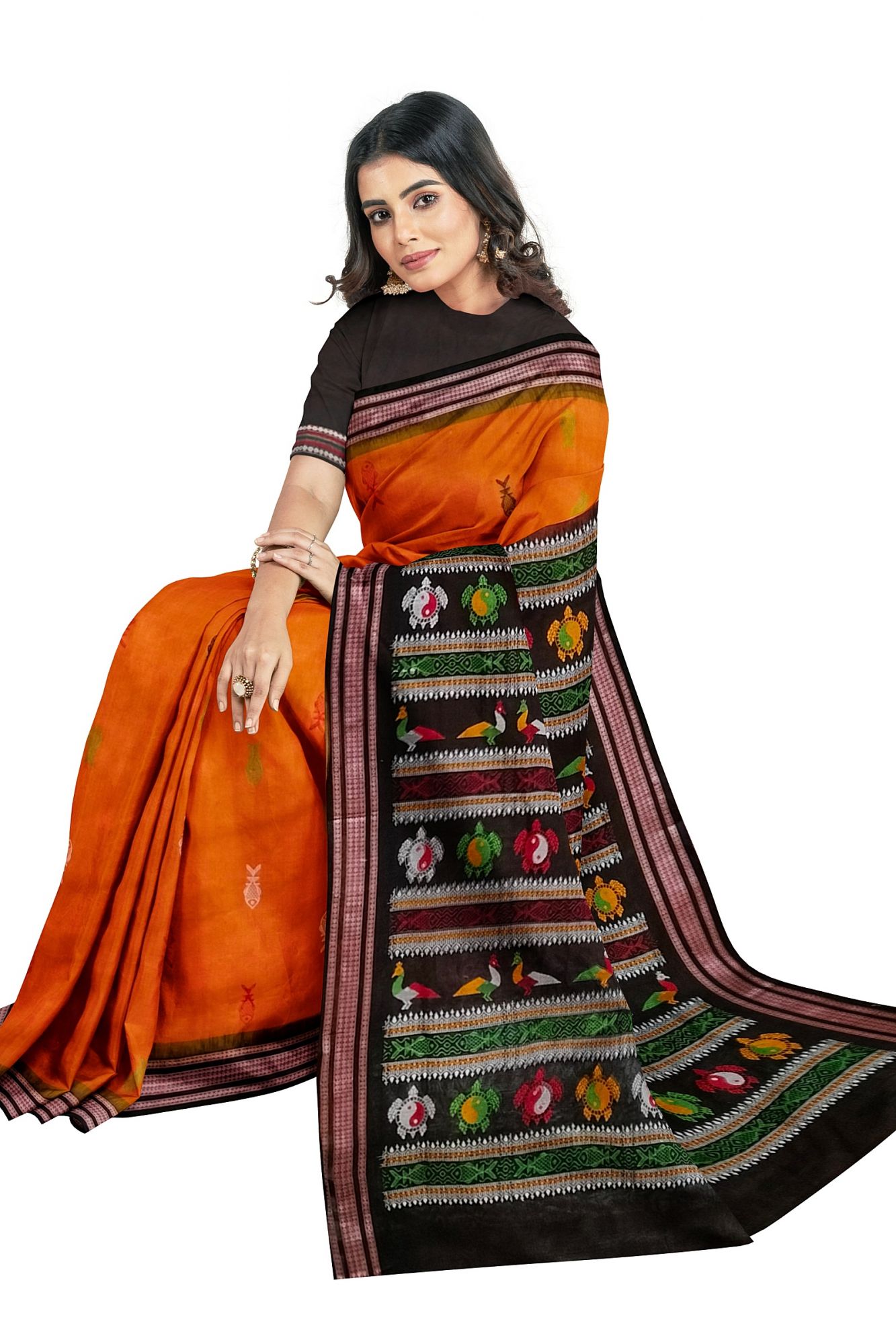 Bomkai Cotton Saree