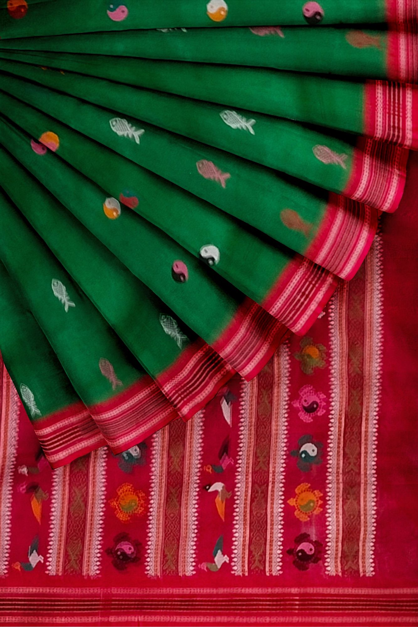 Bomkai Cotton Saree