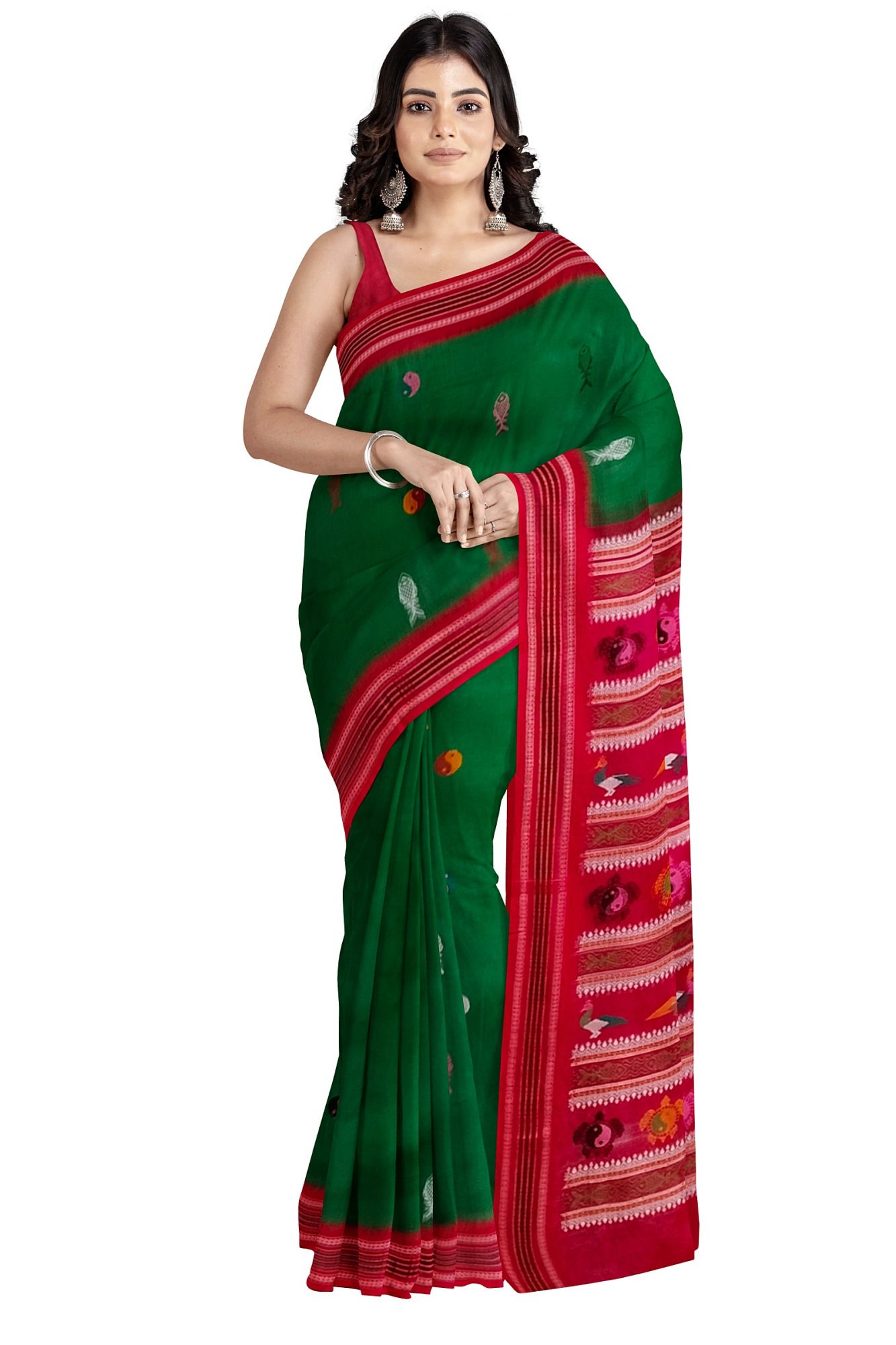 Bomkai Cotton Saree