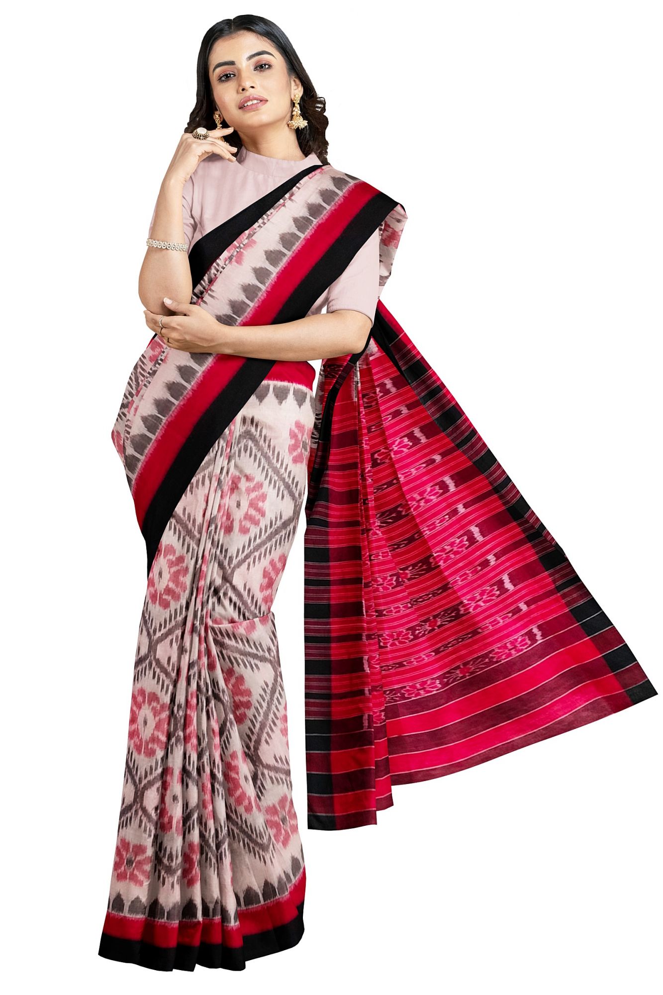 Odisha Handloom Maniabandha Cotton Saree