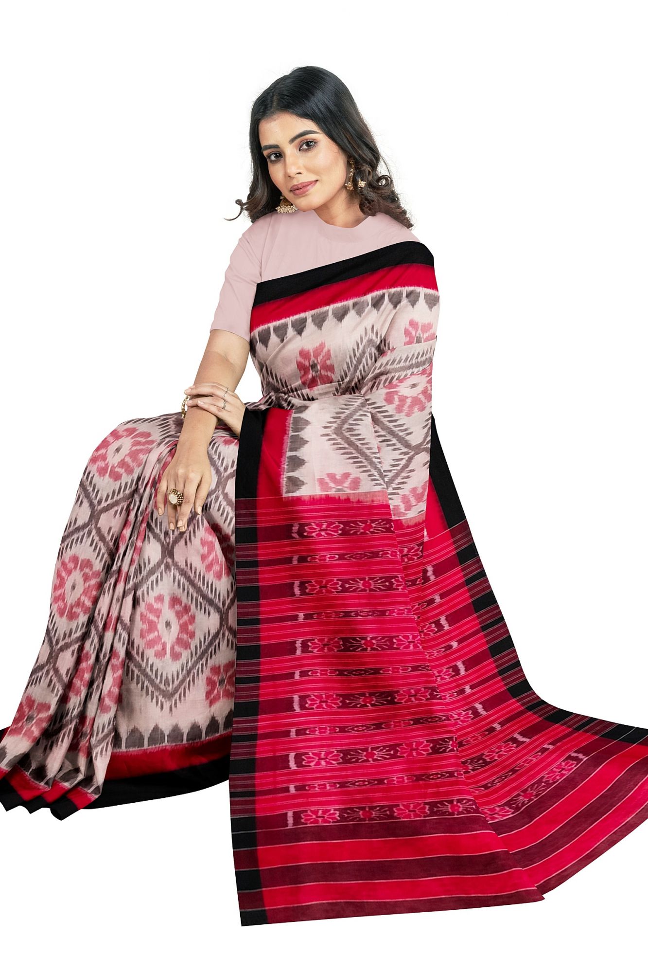 Odisha Handloom Maniabandha Cotton Saree