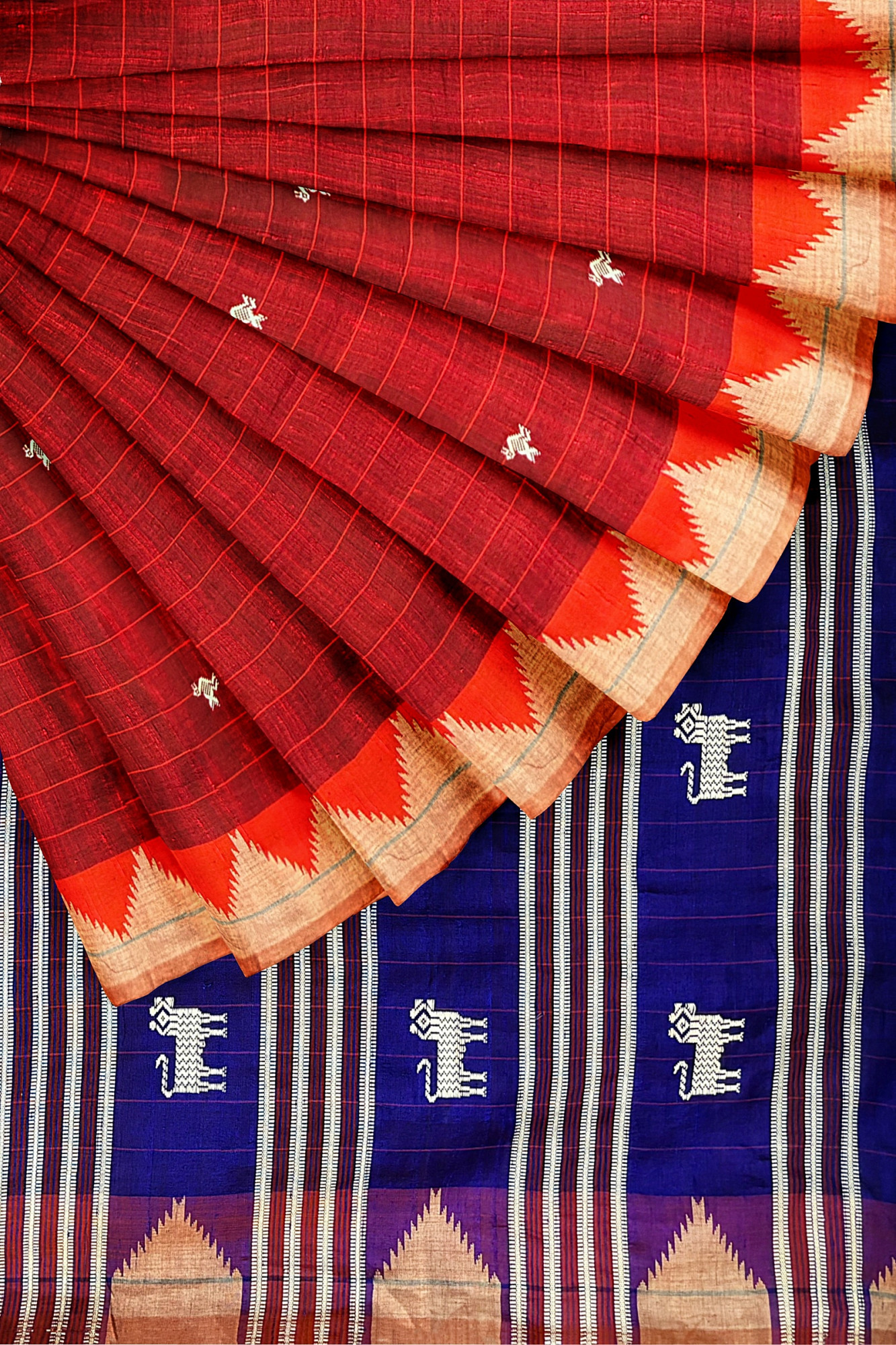 Exclusive Kotpad Organic Tussar Silk Saree Odisha