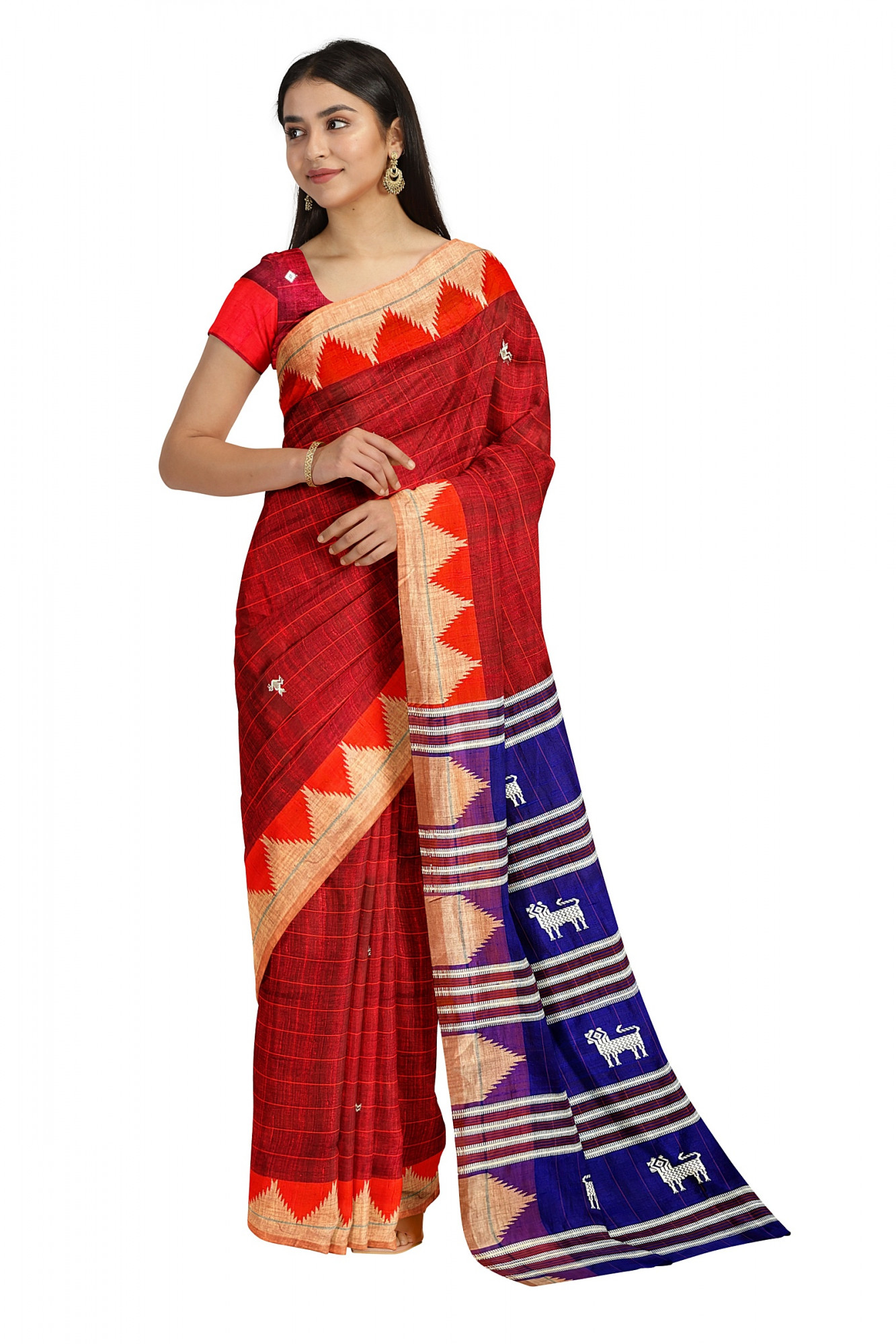 Exclusive Kotpad Organic Tussar Silk Saree Odisha