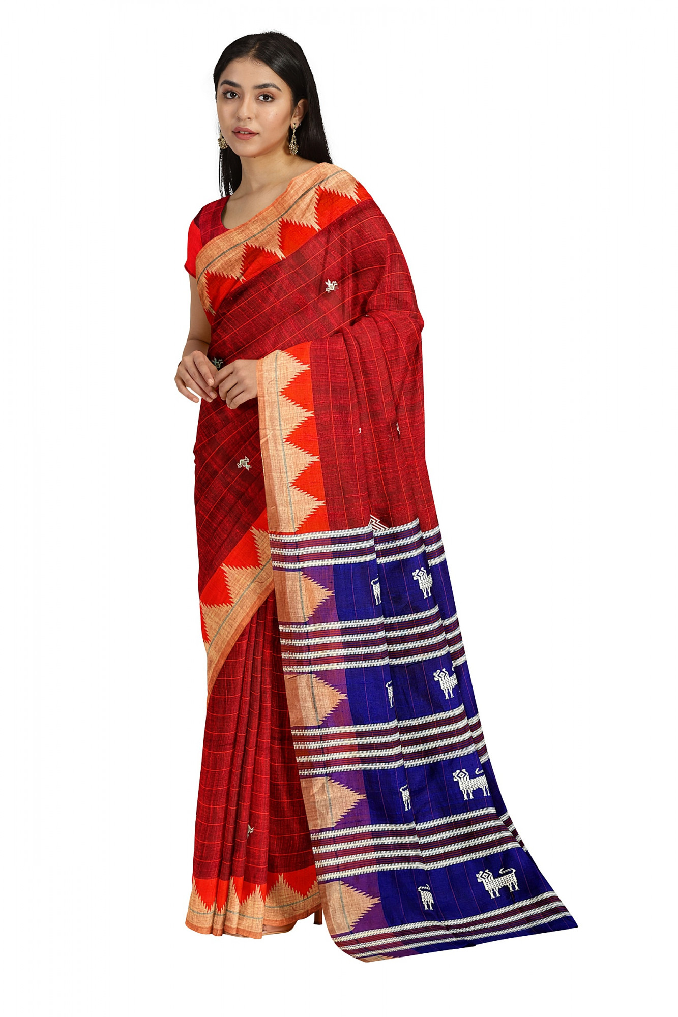 Exclusive Kotpad Organic Tussar Silk Saree Odisha