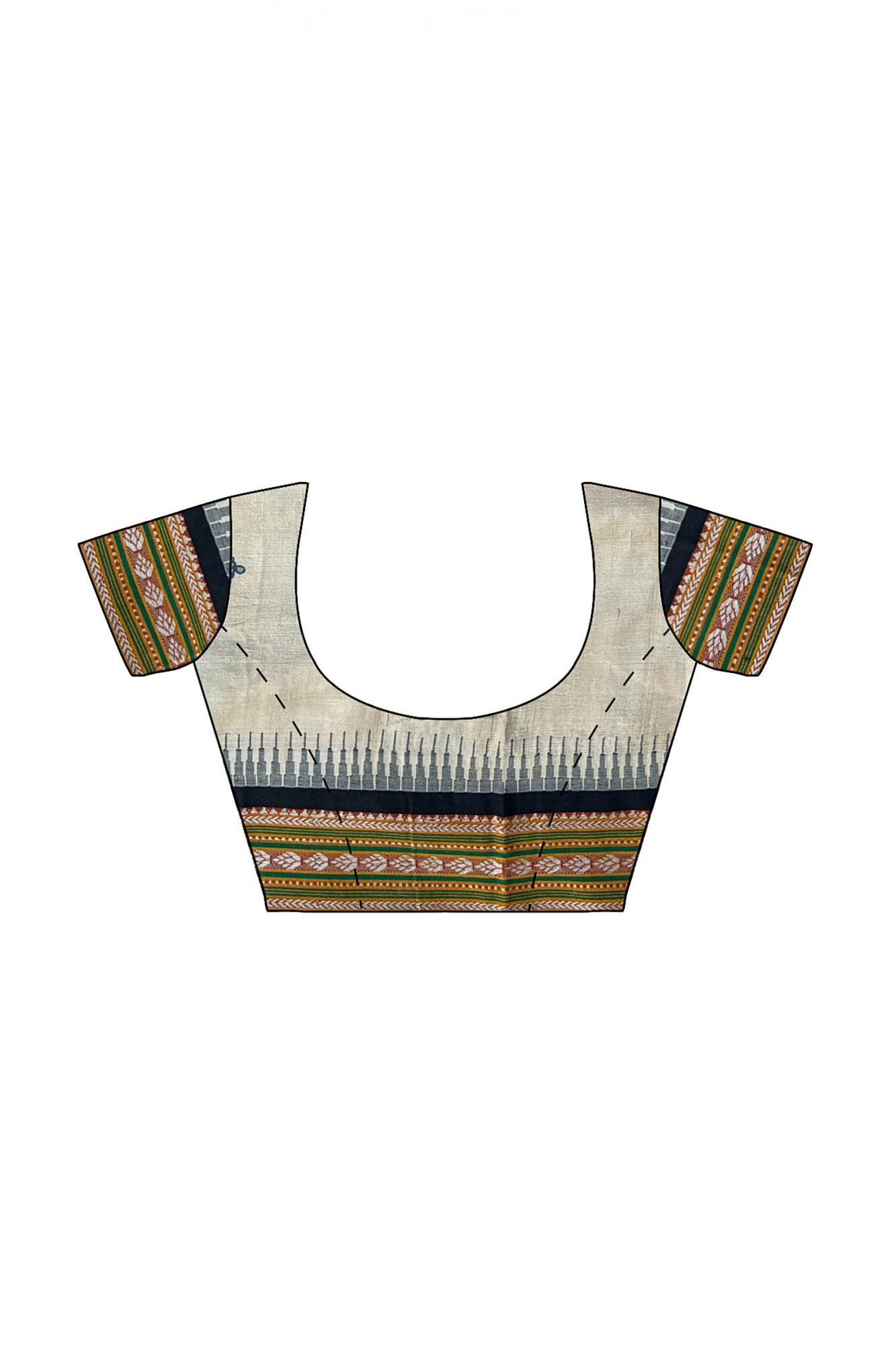 Pen Kalamkari Karvati Saree - Nirgunas Exclusive Creation