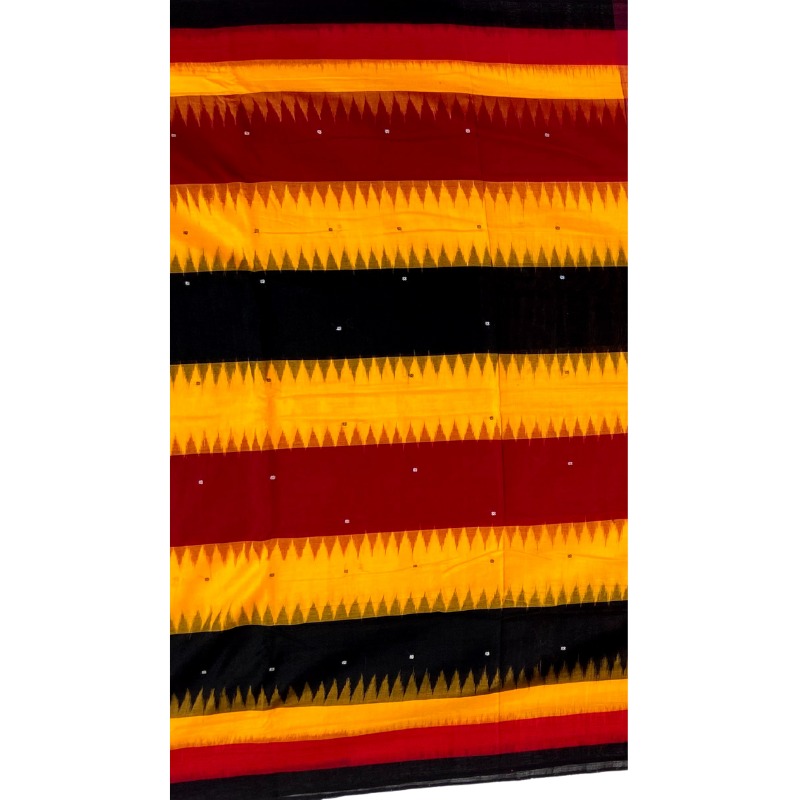 Sonepuri Bomkai Handloom Cotton Saree