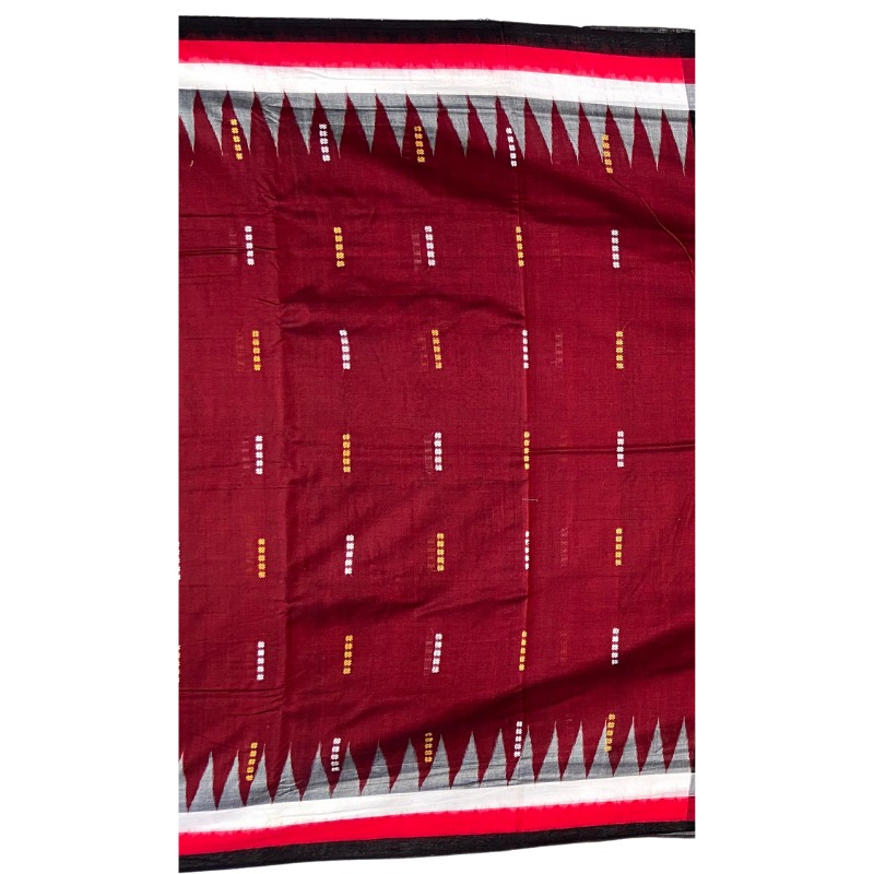 Sonepuri Bomkai Handloom Cotton Saree