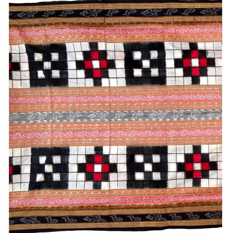 Sambalpuri Handloom Ikat Cotton Saree