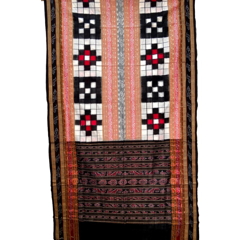 Sambalpuri Handloom Ikat Cotton Saree
