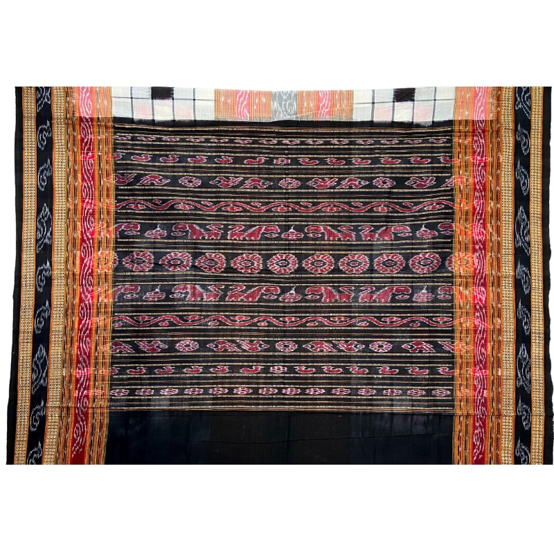 Sambalpuri Handloom Ikat Cotton Saree