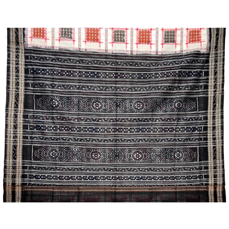 Sambalpuri Handloom Ikat Cotton Saree