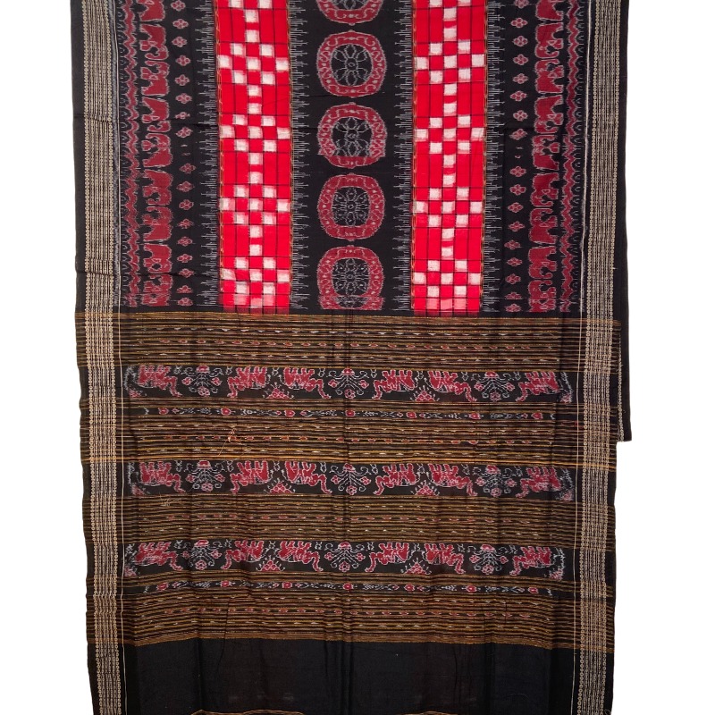 Sambalpuri Handloom Ikat Cotton Saree