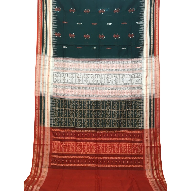 Sonepuri Bomkai Handloom Cotton Saree