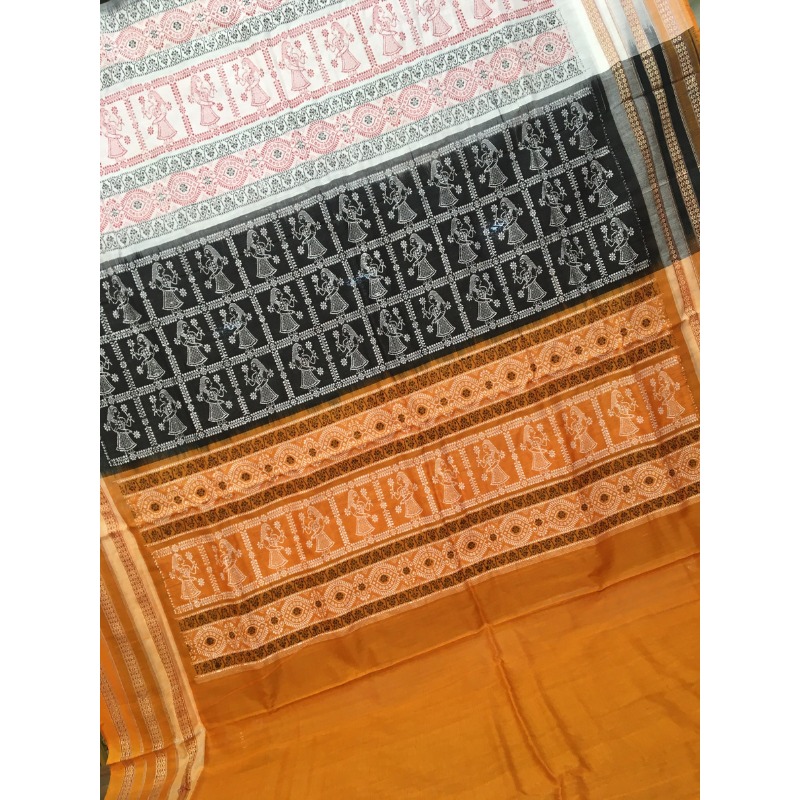 Sonepuri Bomkai Handloom Cotton Saree