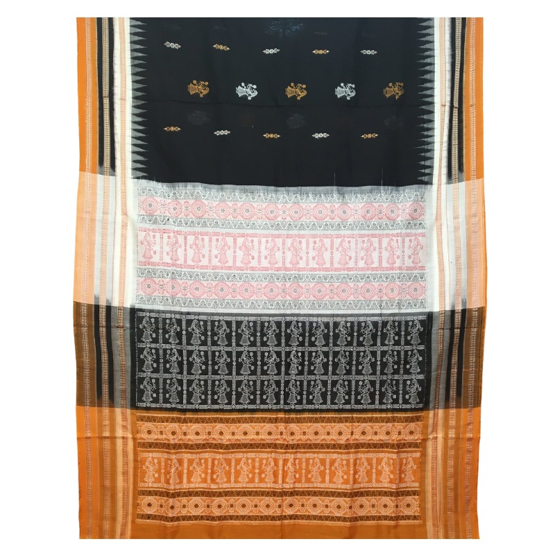 Sonepuri Bomkai Handloom Cotton Saree